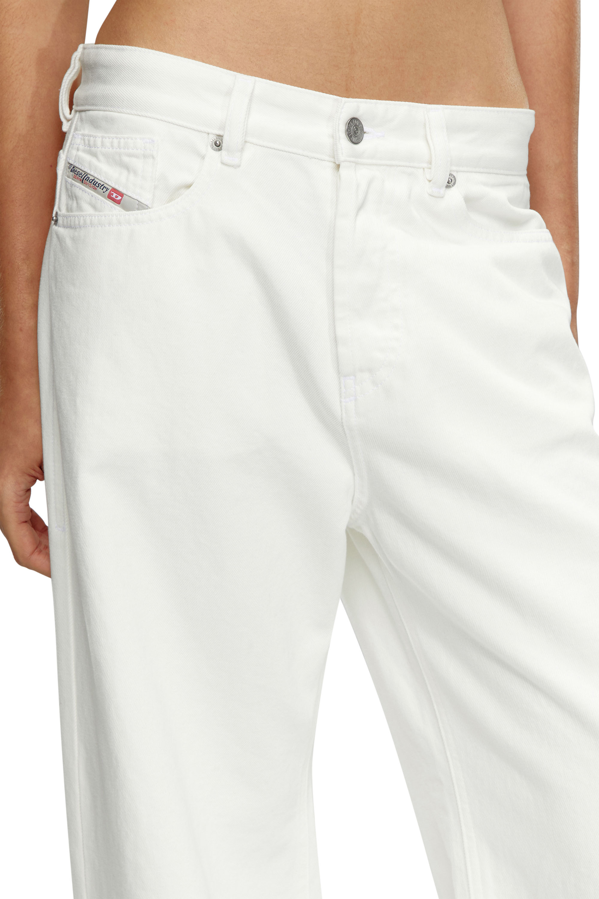 Diesel - Woman's Relaxed Jeans 1996 D-Sire 09I41, White - 4