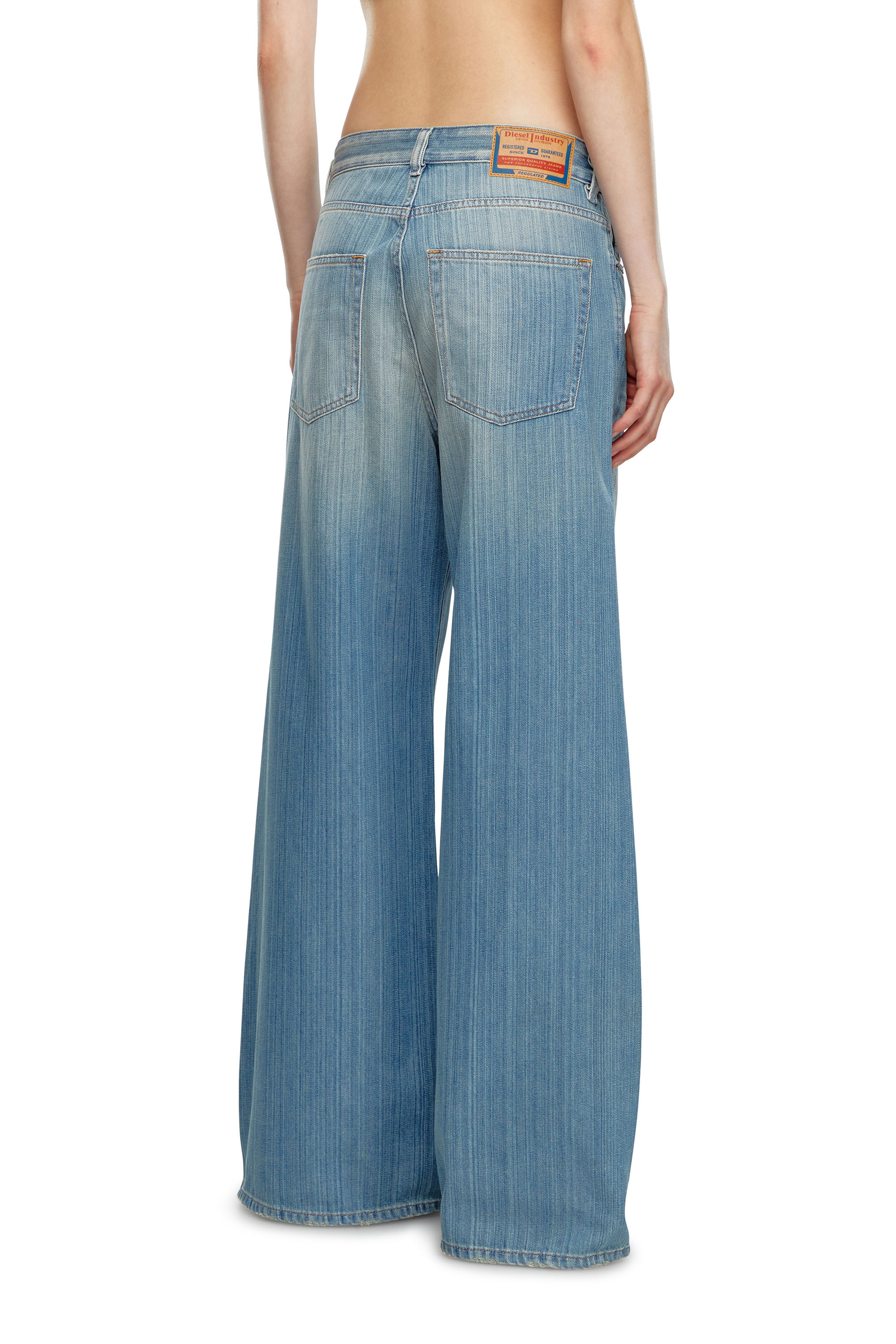 Diesel - Relaxed Jeans 1996 D-Sire 09J87 Mujer, Azul medio - 4