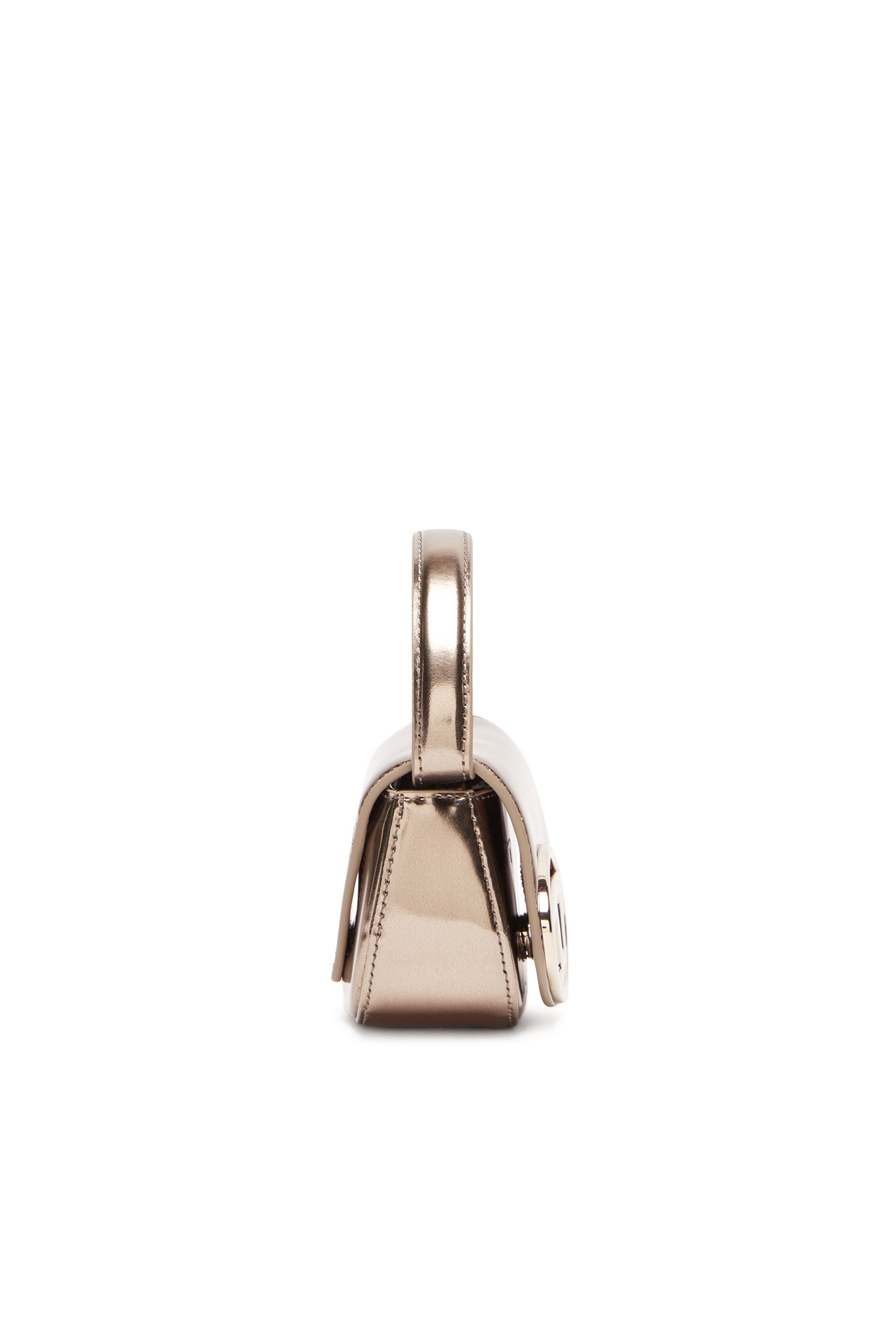 Diesel - 1DR-XS-S, Woman's 1DR-XS-S-Iconic mini bag in mirrored leather in Bronze - 3