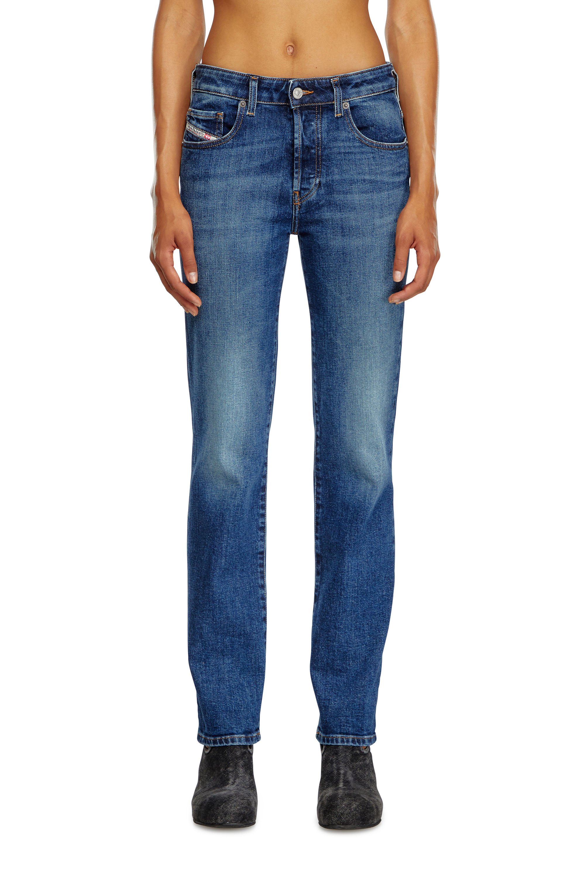 Diesel - Regular Jeans 1989 D-Mine 09I28 Mujer, Azul Oscuro - 1