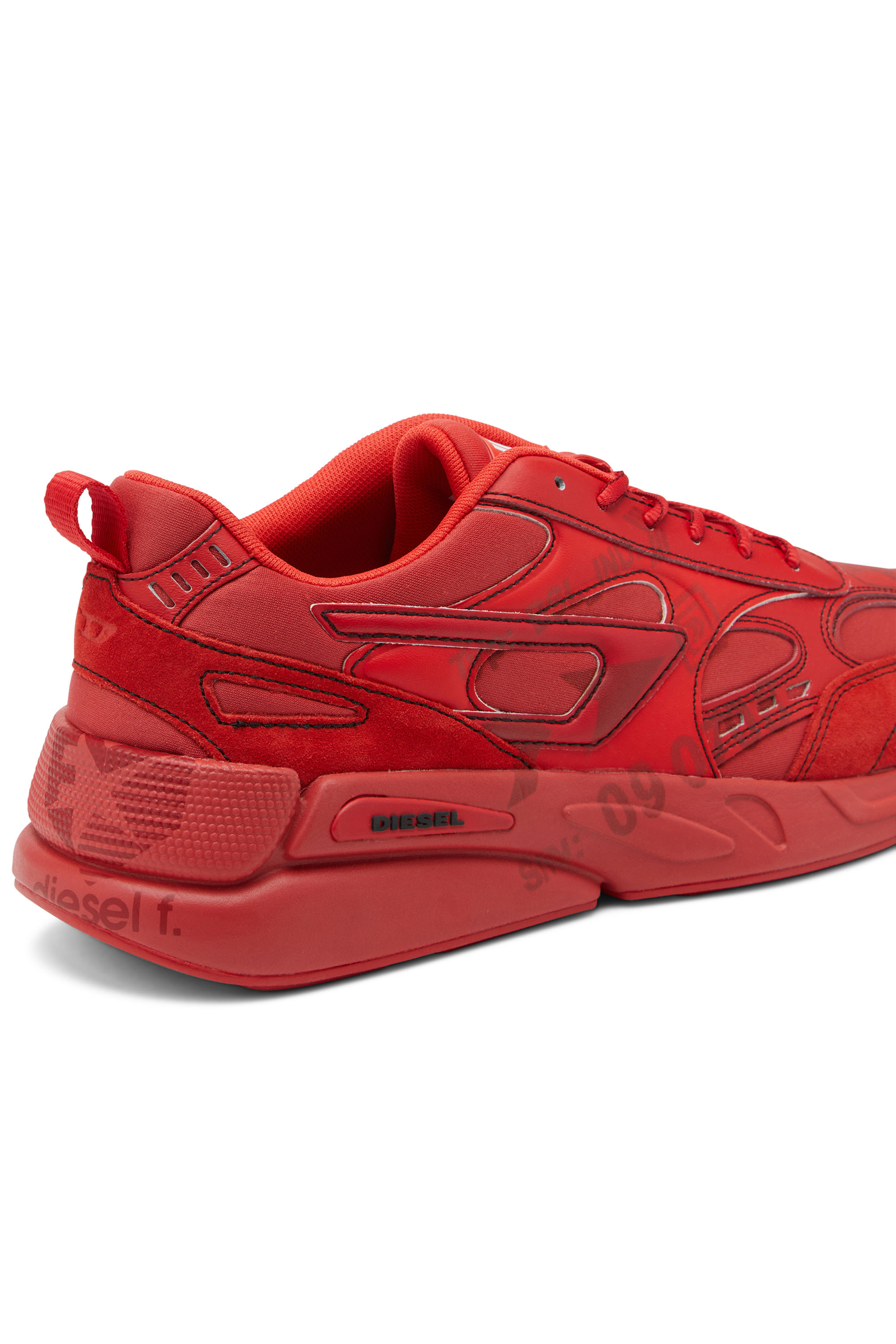 Diesel - S-SERENDIPITY SPORT, Man's S-Serendipity Sport - Sneakers with graphic logo prints in Red - 8