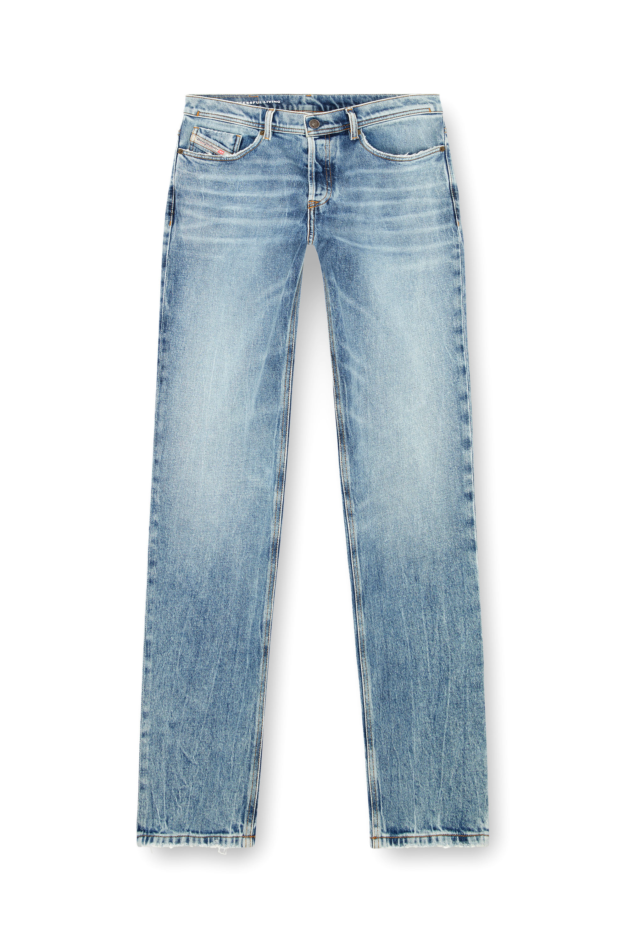 Diesel - Regular Jeans 2023 D-Finitive 09J54 Hombre, Azul medio - 3