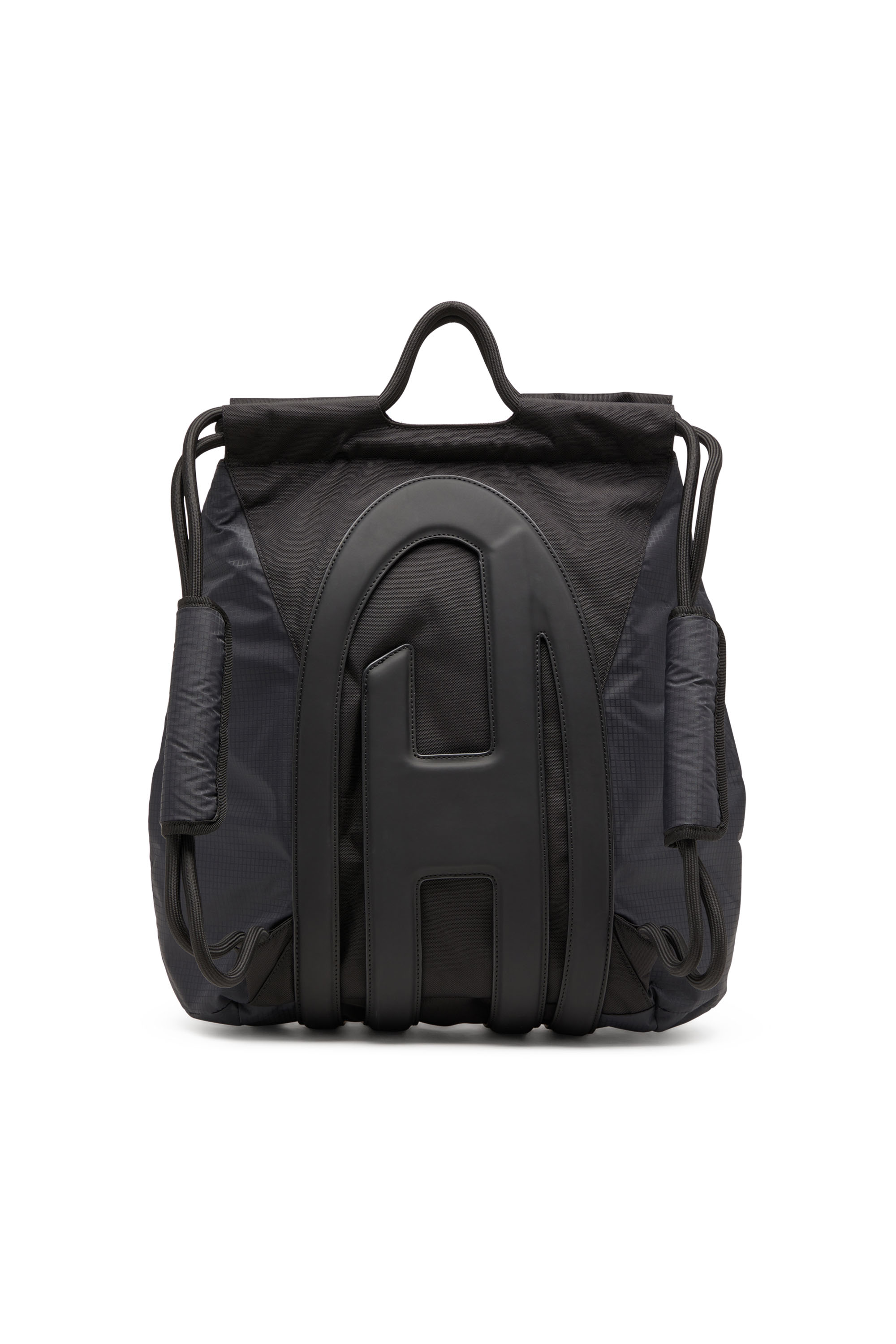 Diesel - CAGE-D TOTE XL, Man's Cage-D-Convertible bag in CORDURA and ripstop in Black - 2