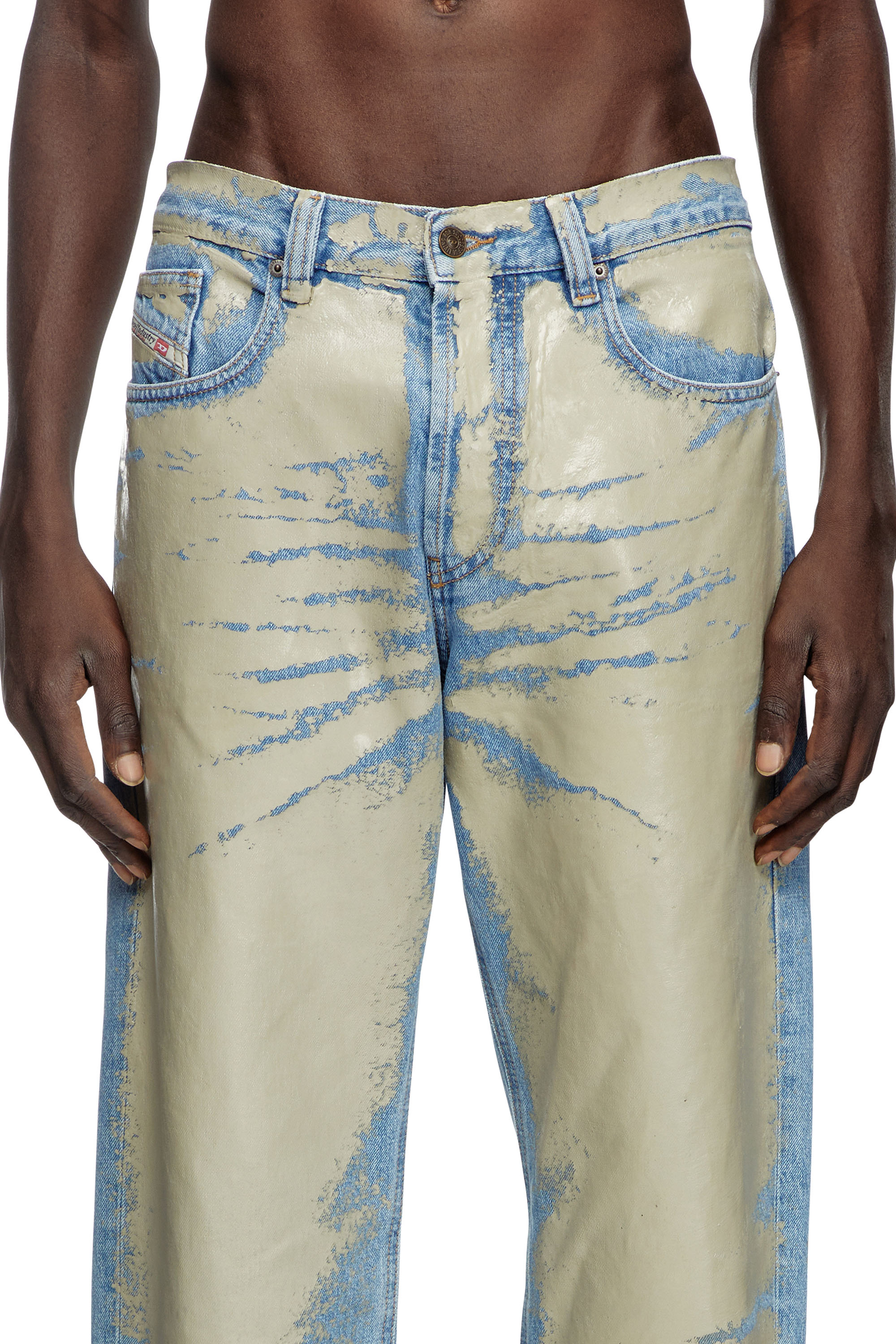 Diesel - Man's Regular Jeans 2010 D-Macs 007AL, Light Brown - 4