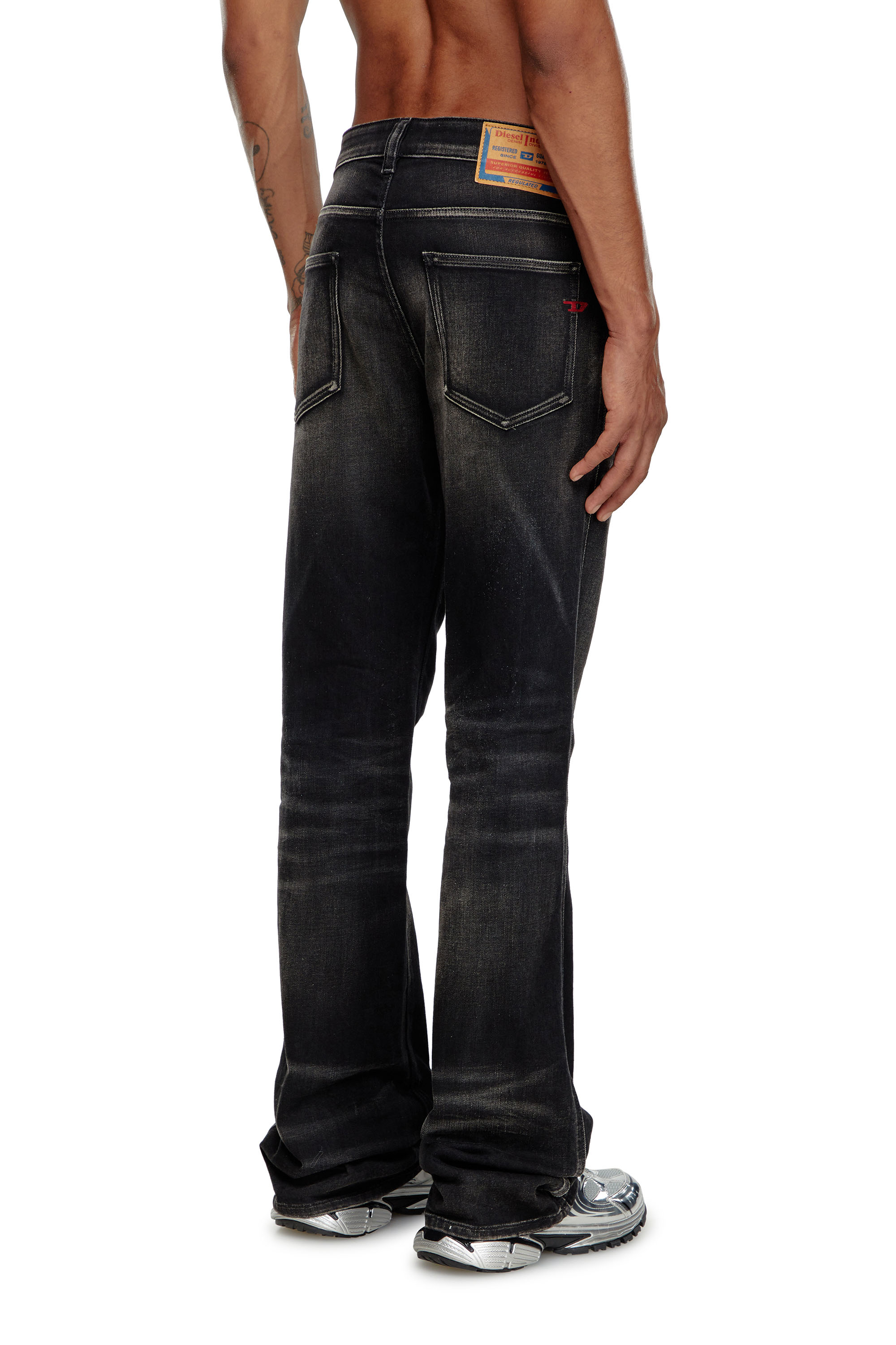 Diesel - Man's Bootcut Jeans 1998 D-Buck 09J53, Black/Dark grey - 3