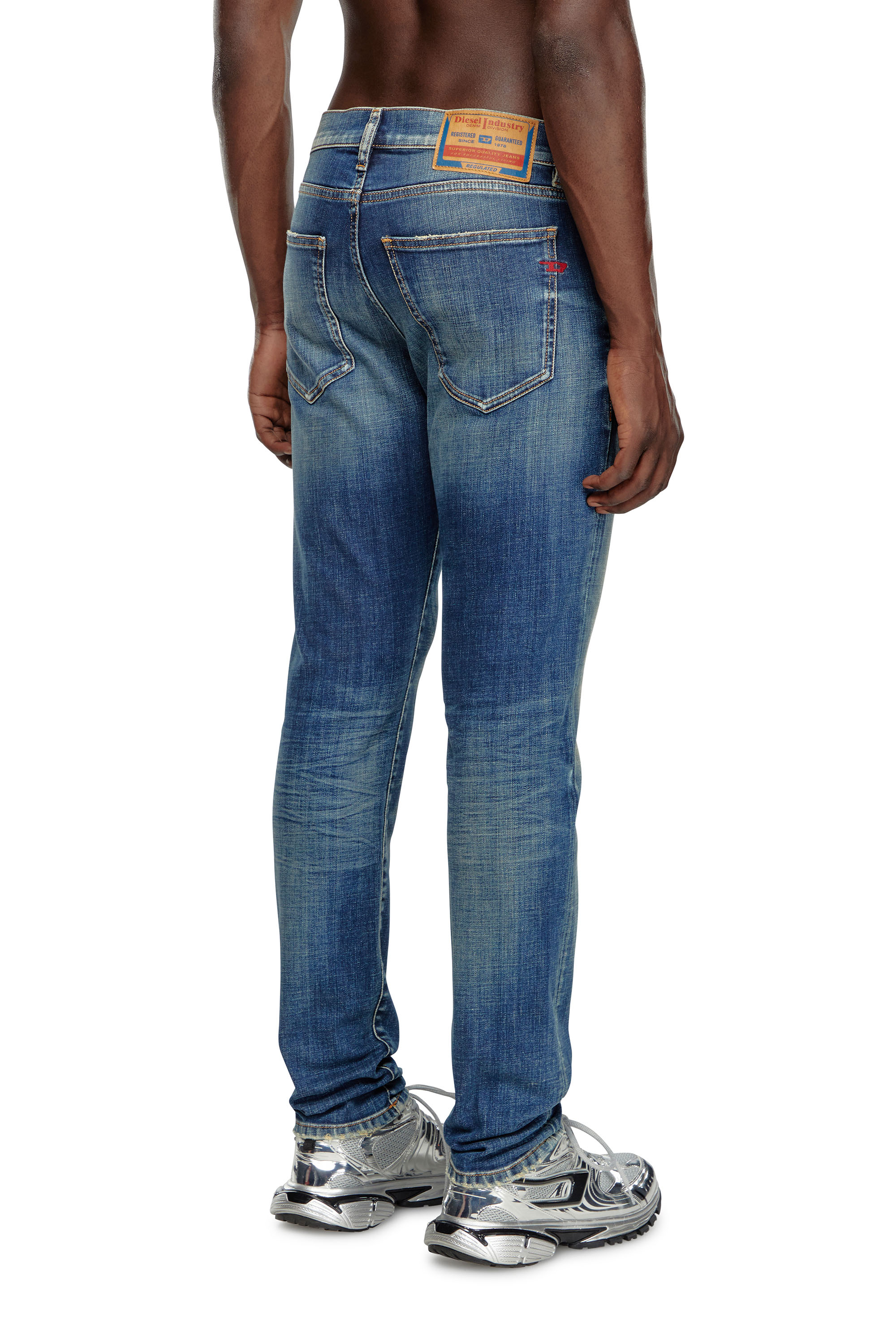 Diesel - Slim Jeans 2019 D-Strukt 09J50 Hombre, Azul medio - 3