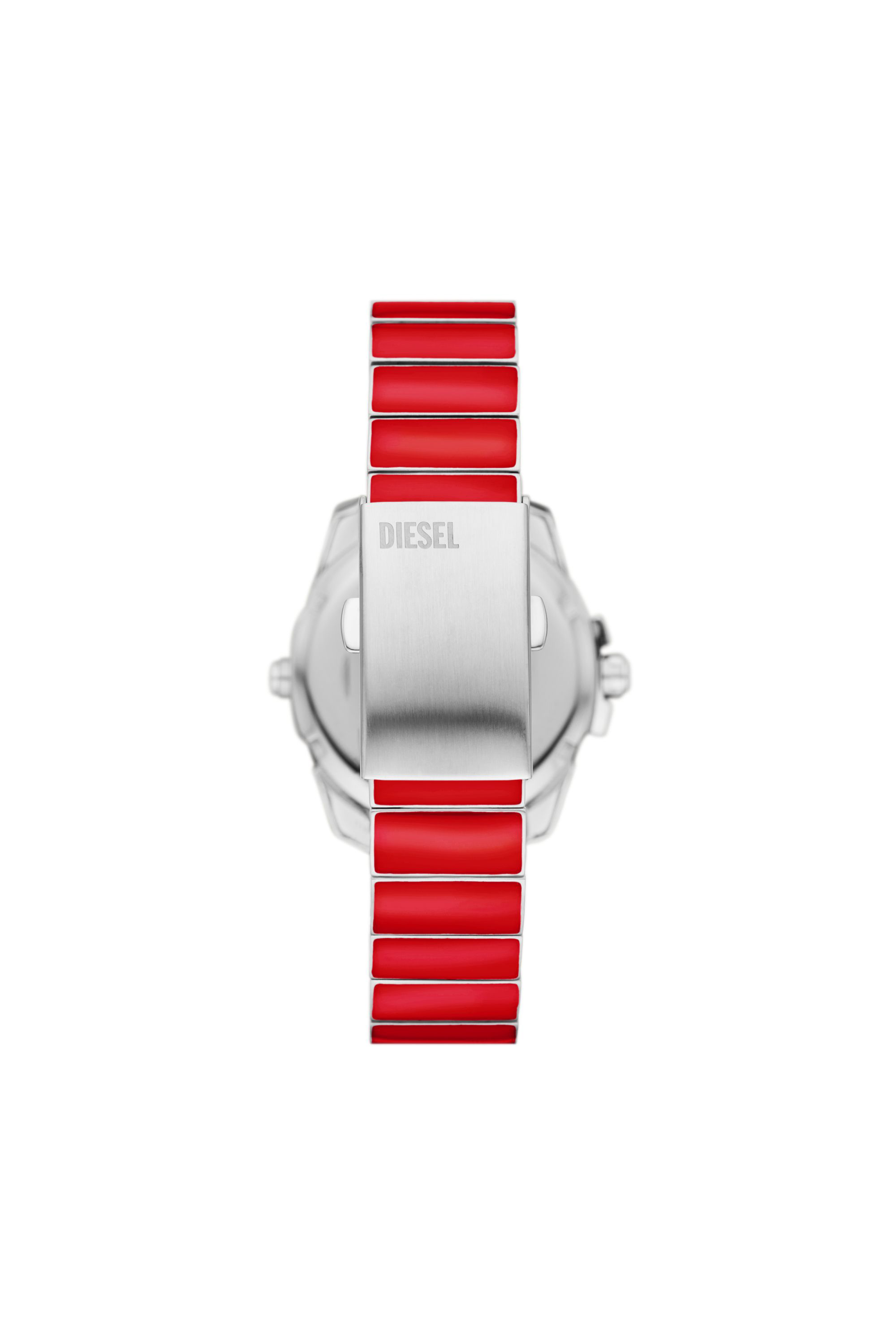 Diesel - DZ2192, Unisex's Baby Chief Digital red enamel and stainless steel watch in Red - 2