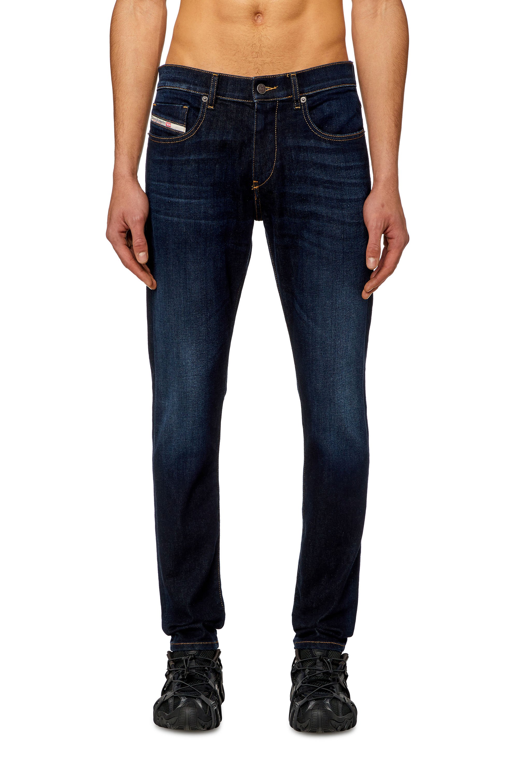 Diesel - Slim Jeans 2019 D-Strukt 009ZS Hombre, Azul Oscuro - 2