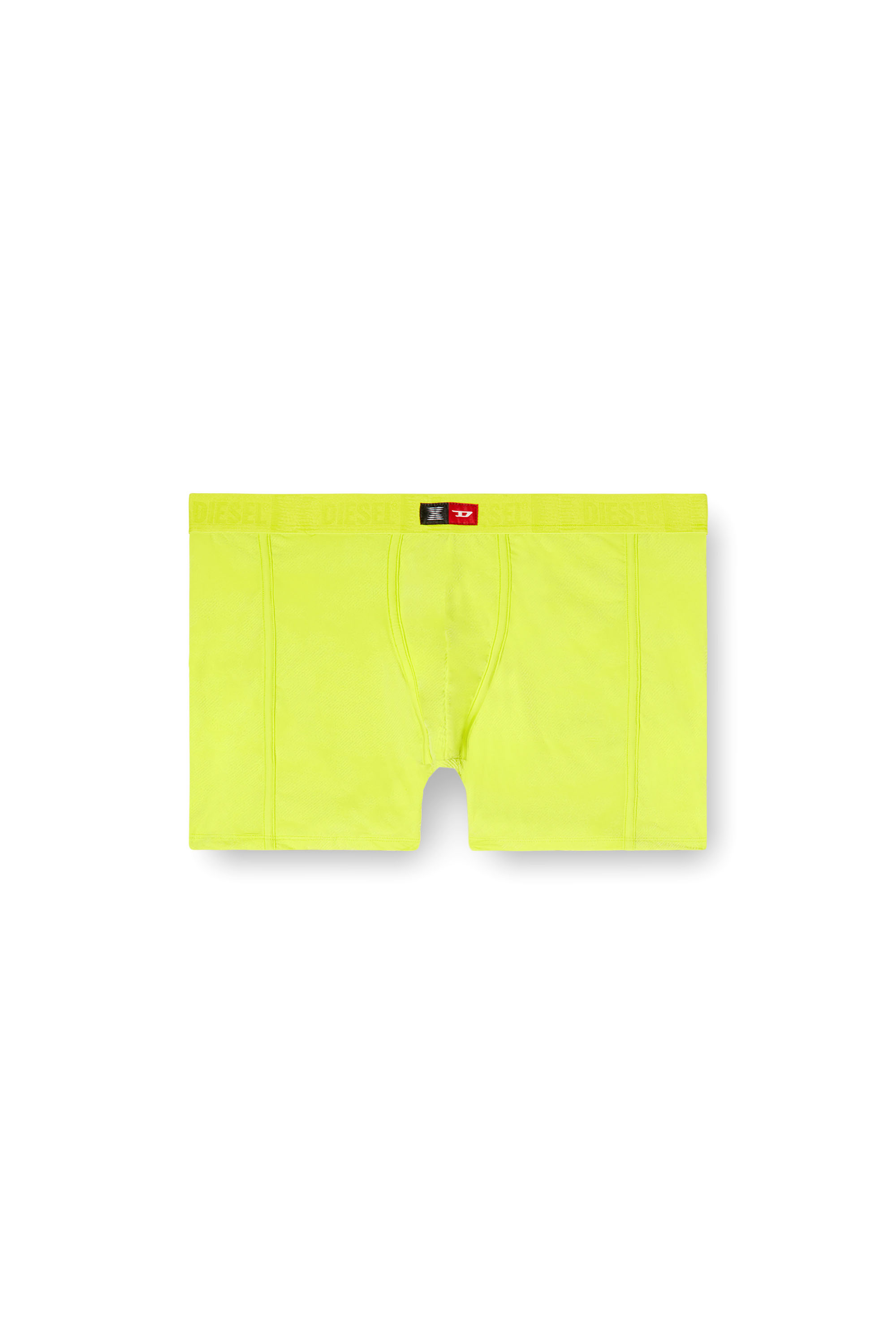 Diesel - FLOCKED-BOXER-BRIEFS, Bóxers ajustados de microfibra en relieve Hombre in Verde - 4