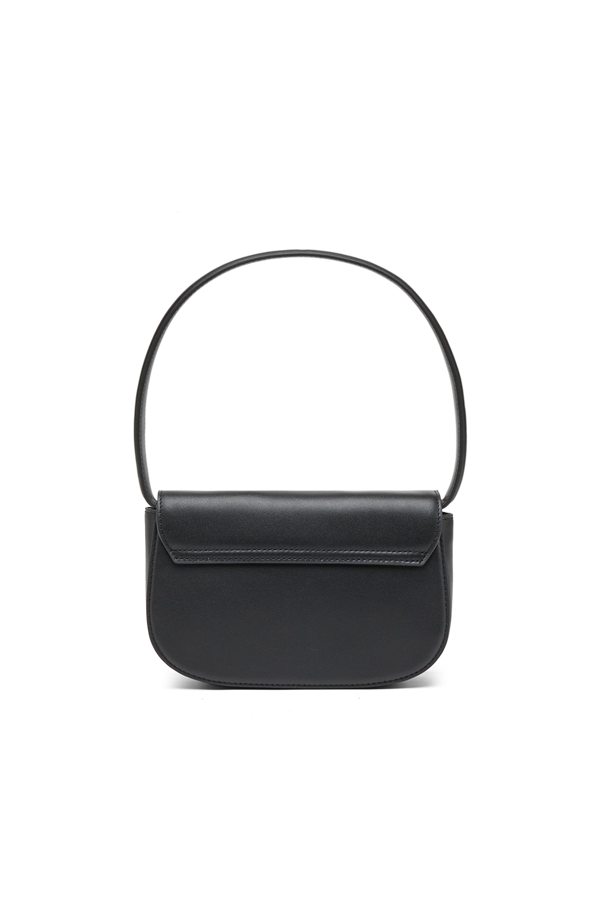 Diesel - 1DR, 1DR-Bolso icónico de hombro de cuero napa Mujer in Negro - 3