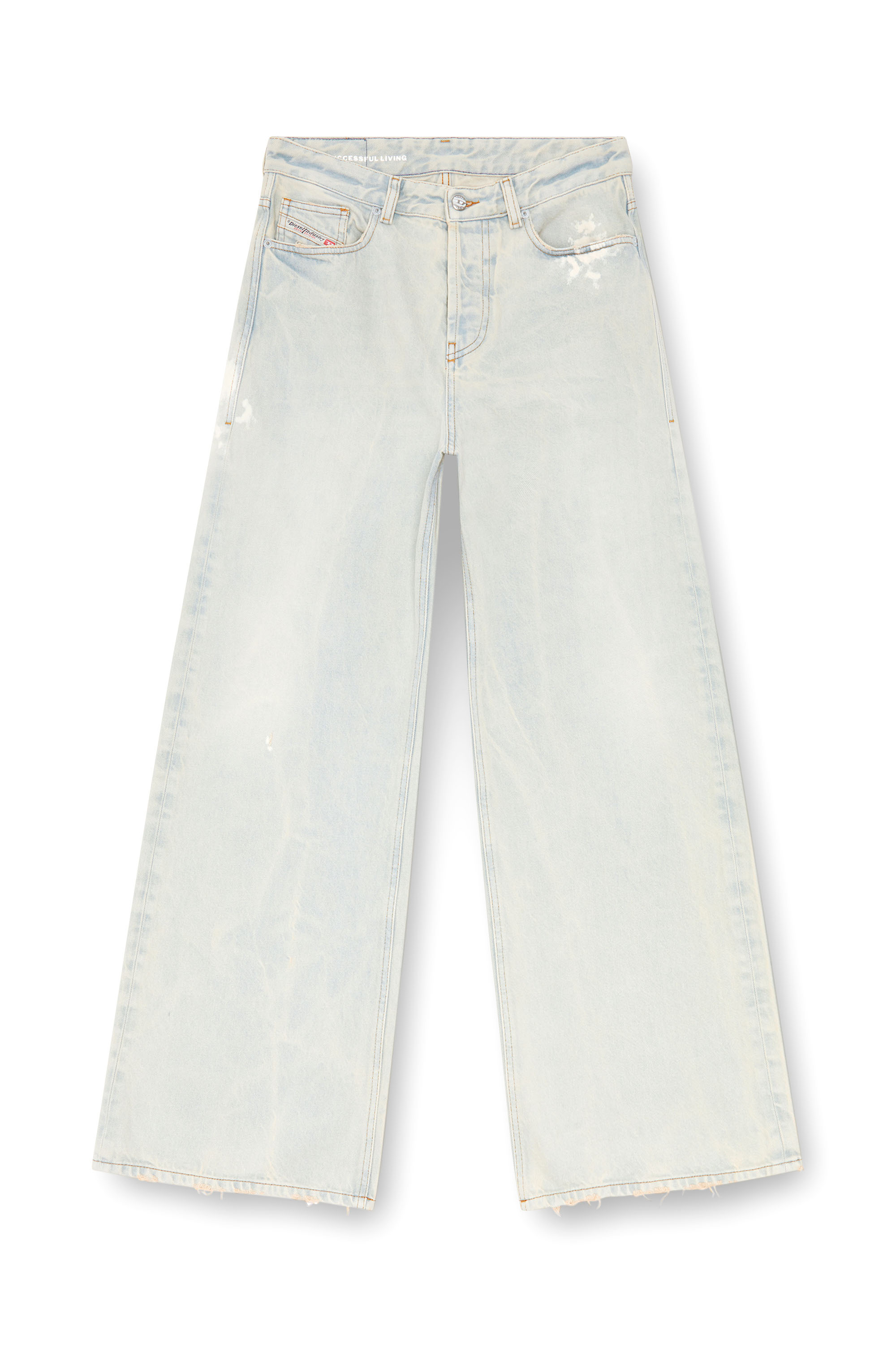 Diesel - Woman's Relaxed Jeans 1996 D-Sire 09J81, Light Blue - 1