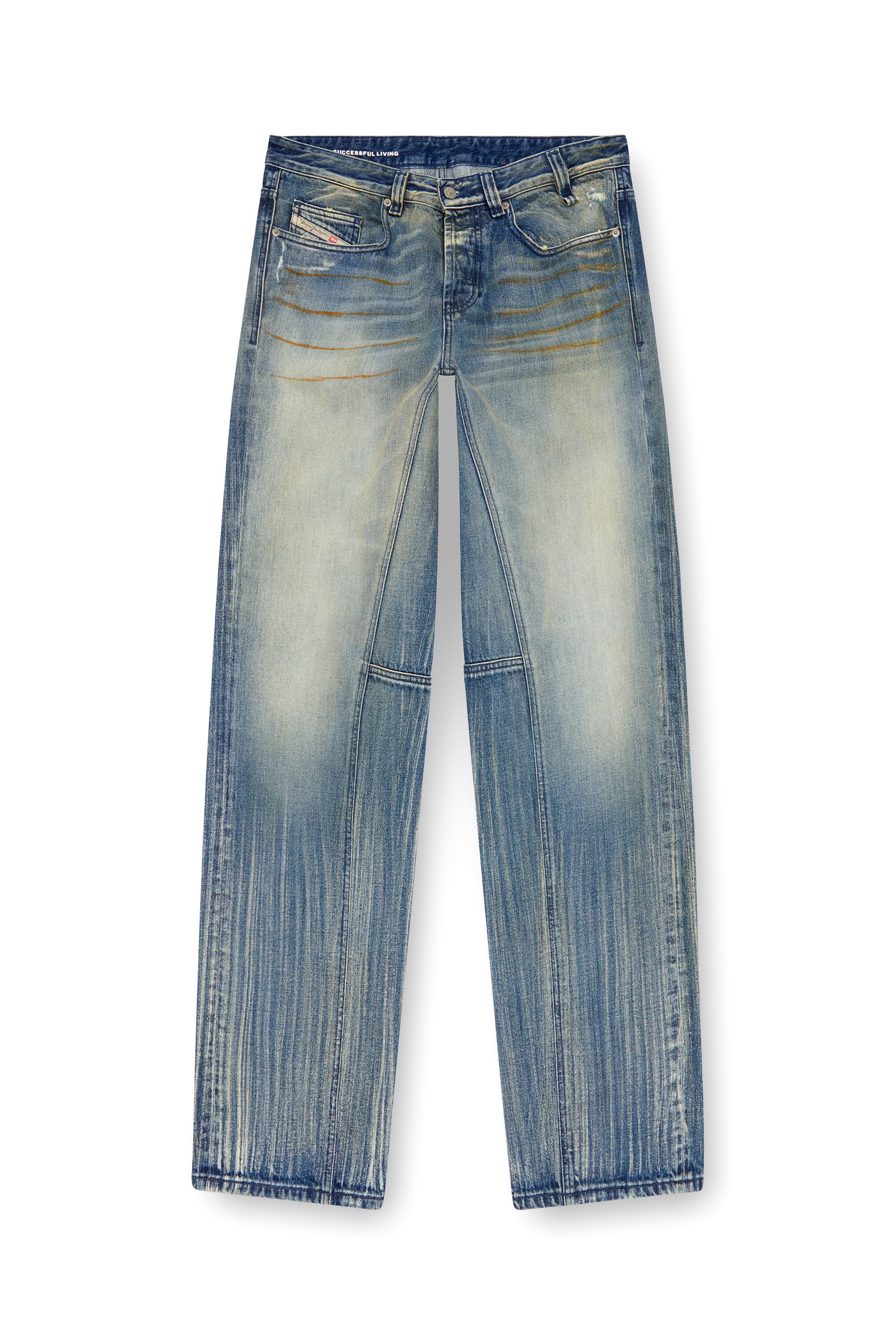 Diesel - Relaxed Jeans 2001 D-Macro 09I97 Hombre, Azul medio - 3