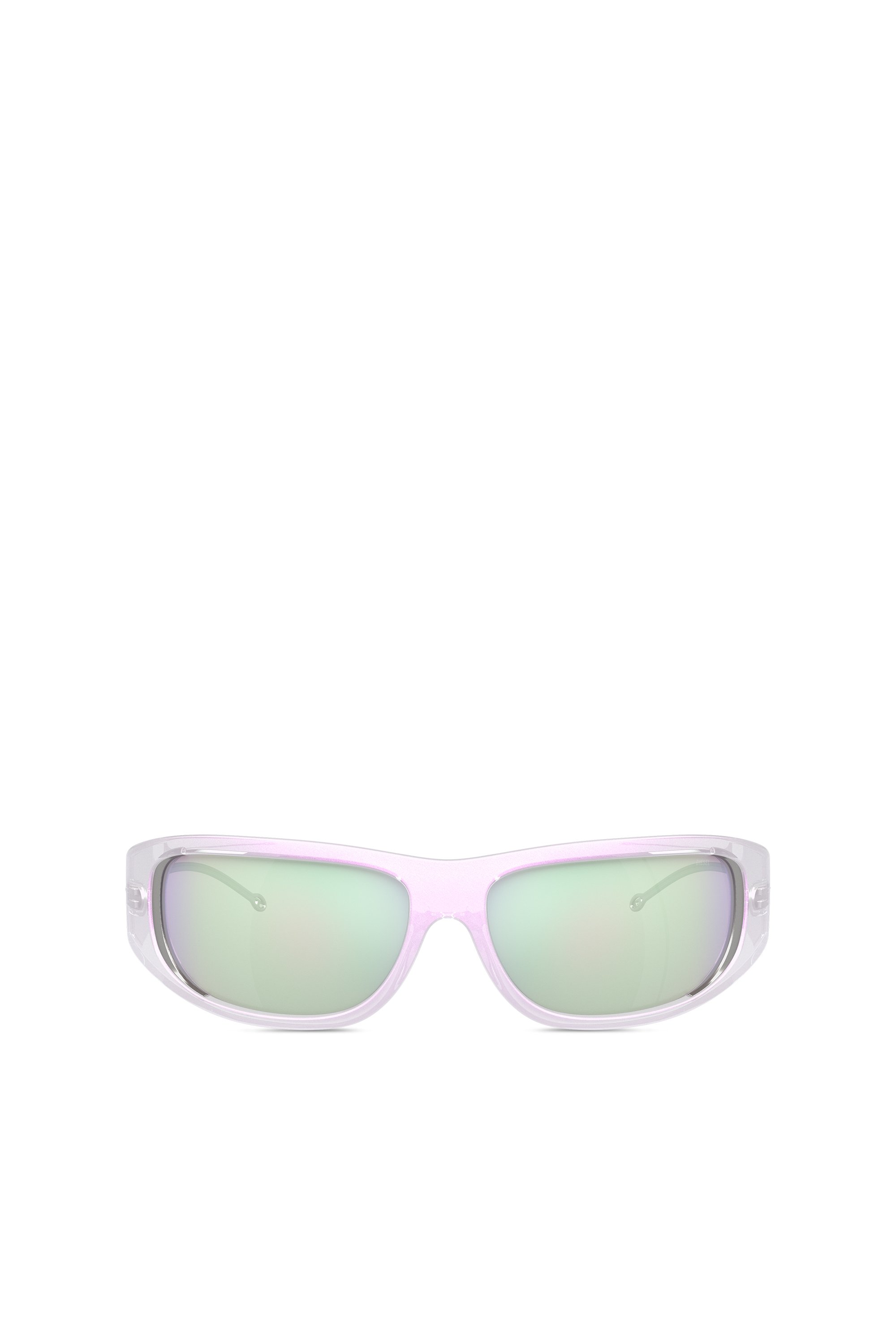 Diesel - 0DL3001, Gafas con estilo envolvente Unisex in Blanco - 1