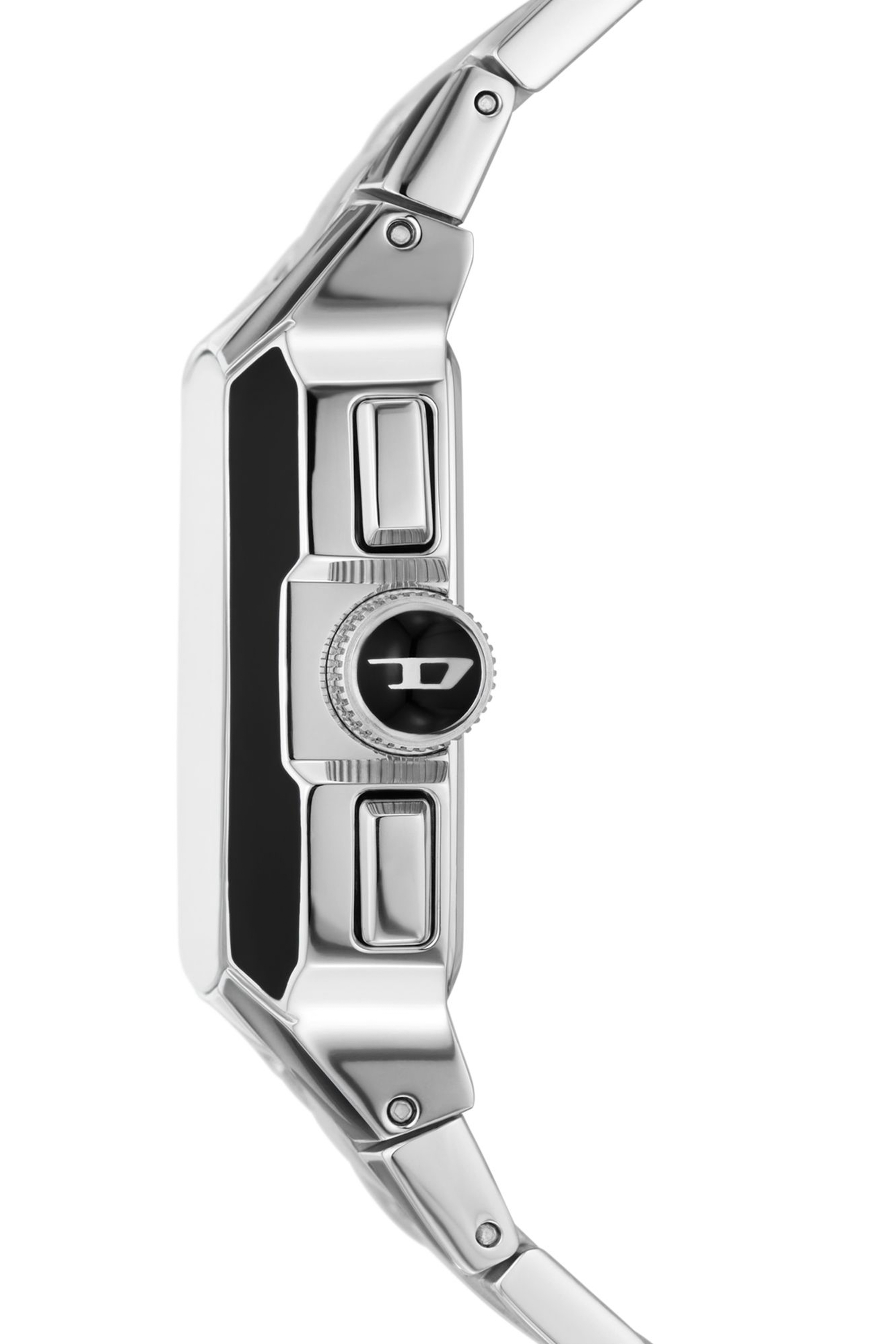 Diesel - DZ4646, Man's Cliffhanger black enamel and stainless steel watch in Black - 3