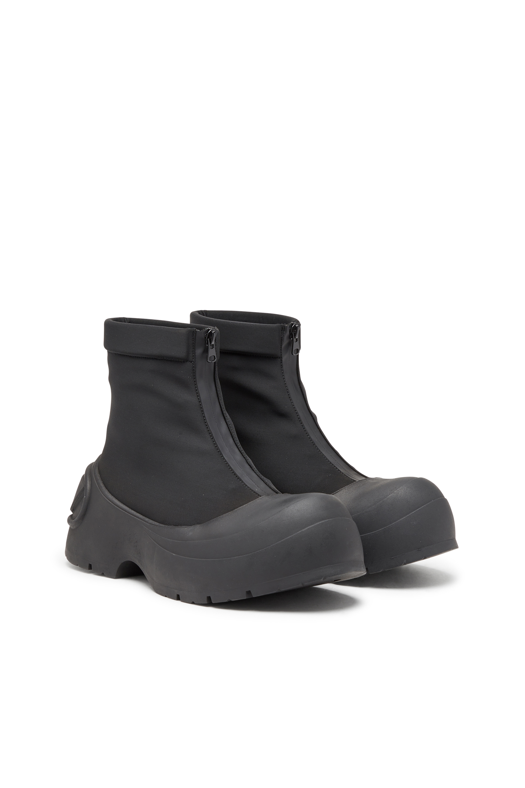 Diesel - D-DONALD CH, D-Donald-Botines con ribetes de goma Hombre in Negro - 3