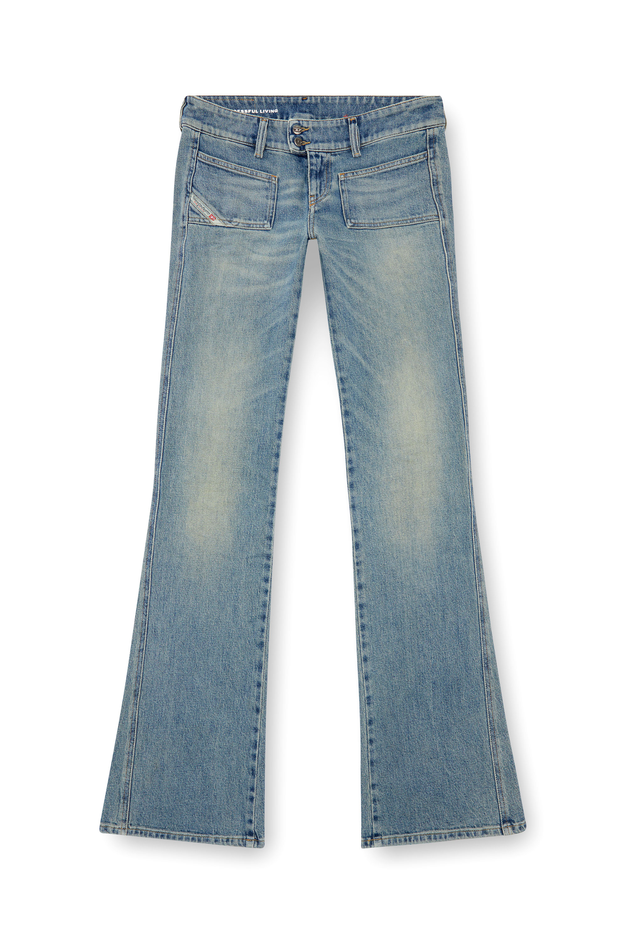 Diesel - Woman's Bootcut Jeans D-Hush 09J55, Light Blue - 5