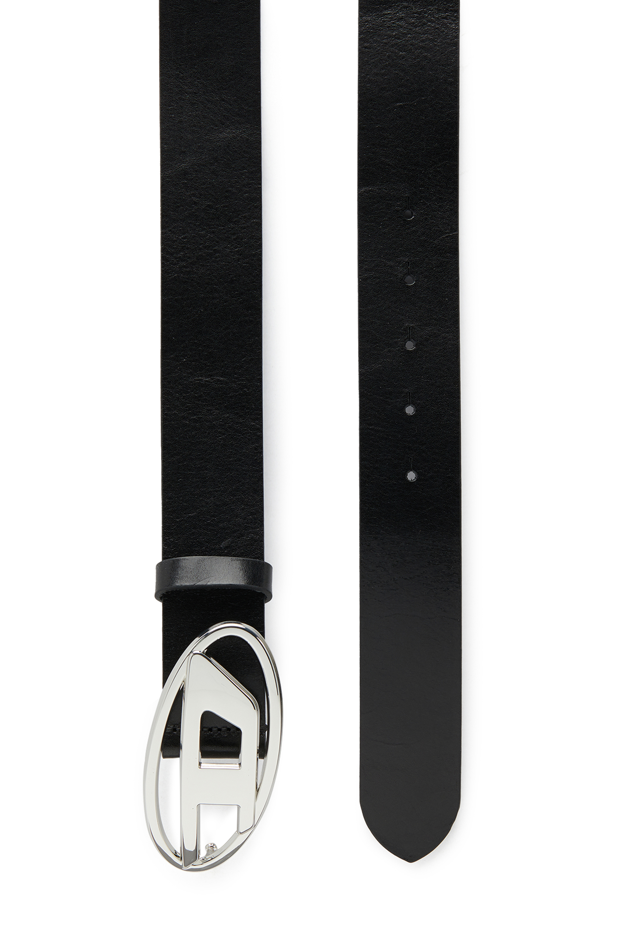 Diesel - B-1DR W, Woman's Belt with D logo buckle in Black - 3