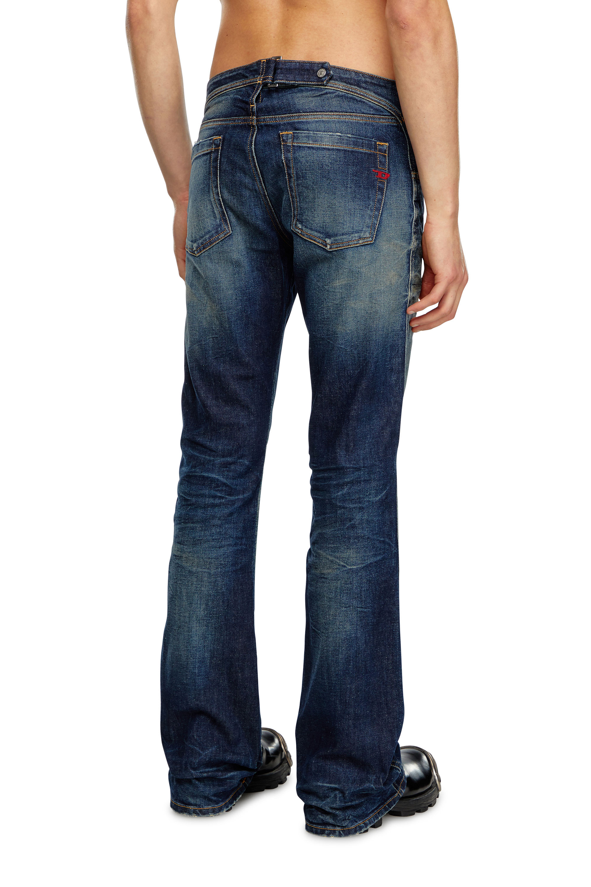 Diesel - Man's Bootcut Jeans D-Backler 09H79, Dark Blue - 5