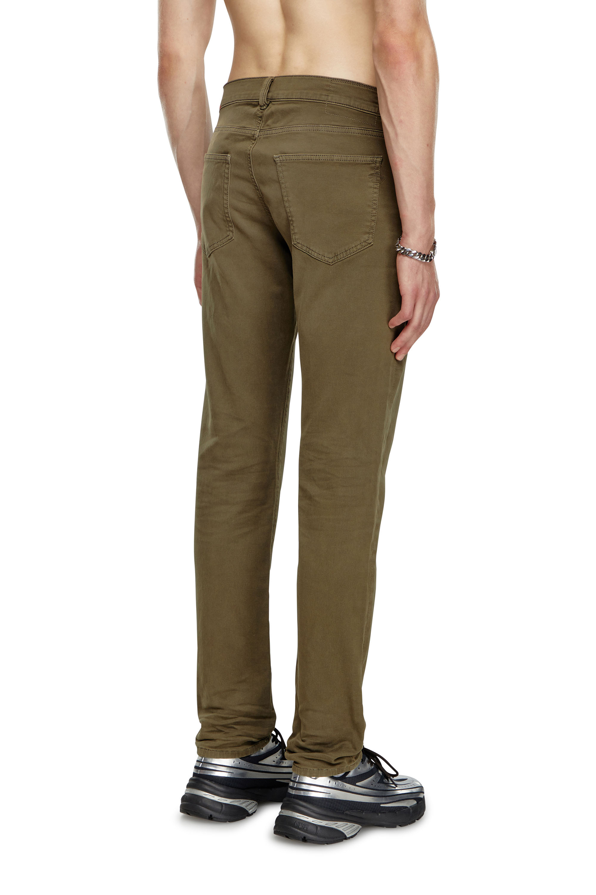 Diesel - Slim 2060 D-Strukt Joggjeans® 0670M Hombre, Verde Militar - 4