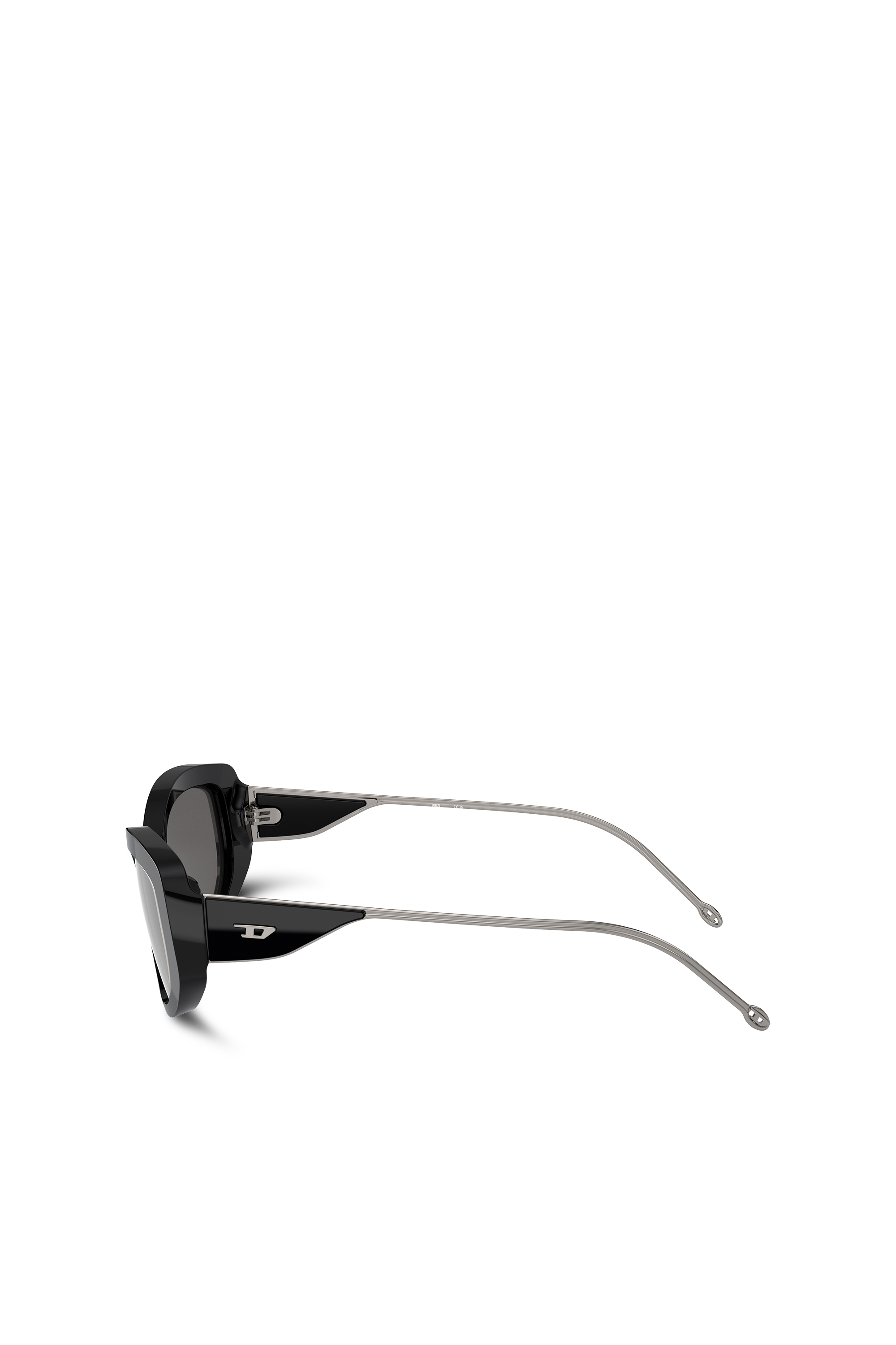 Diesel - 0DL2001, Gafas modelo de ojo de gato Unisex in Negro - 2