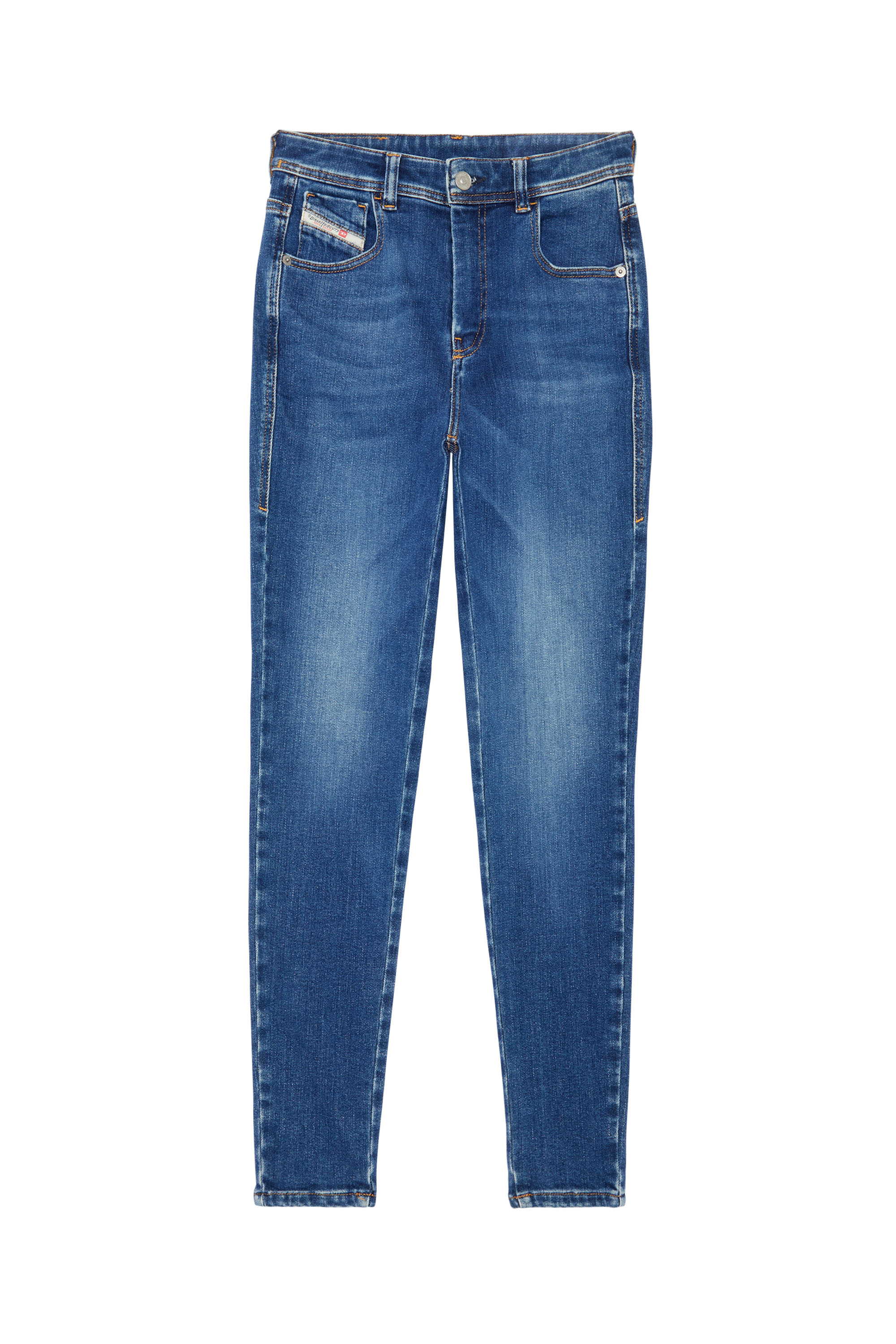 Diesel - Super skinny Jeans 1984 Slandy-High 09C21, Woman's Super Skinny Jeans - 1984 Slandy-High in Medium blue - 4