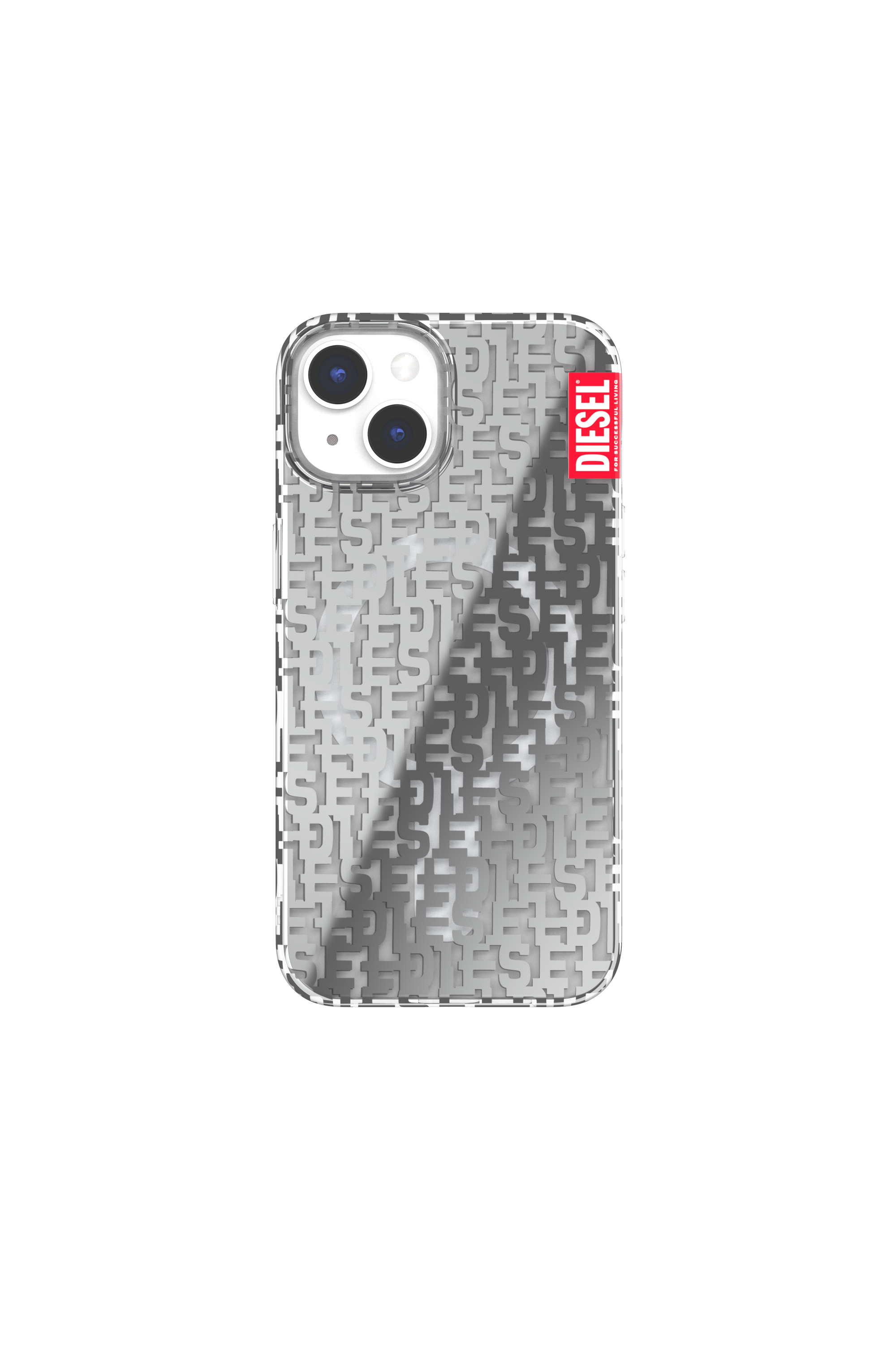 Diesel - 50297 MOULDED CASE, Unisex's Clear case monogram Magsafe for iPhone 14 in Grey - 2