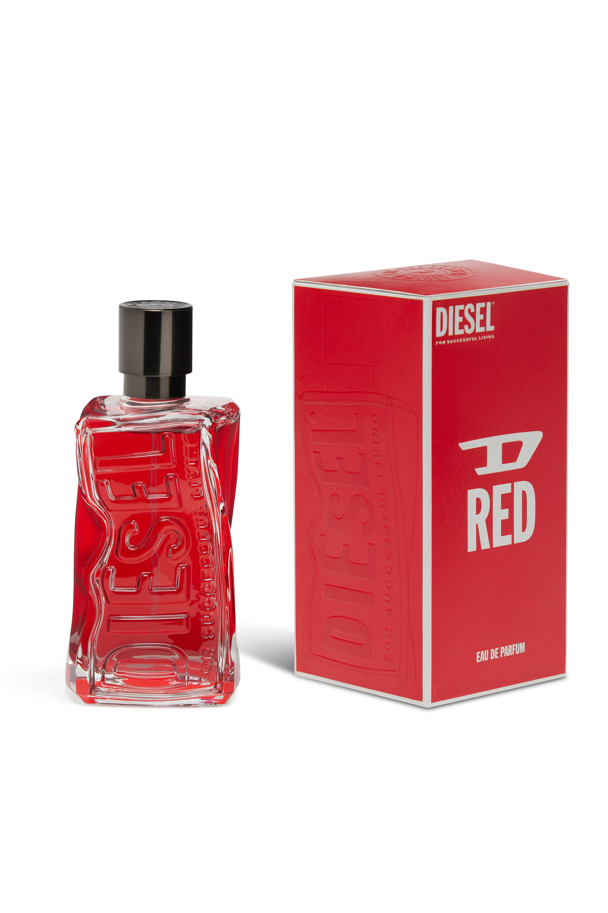 Diesel - D RED 100 ML, Man's D RED 100ml, 3.4 FL.OZ., Eau de Parfum in Red - 2