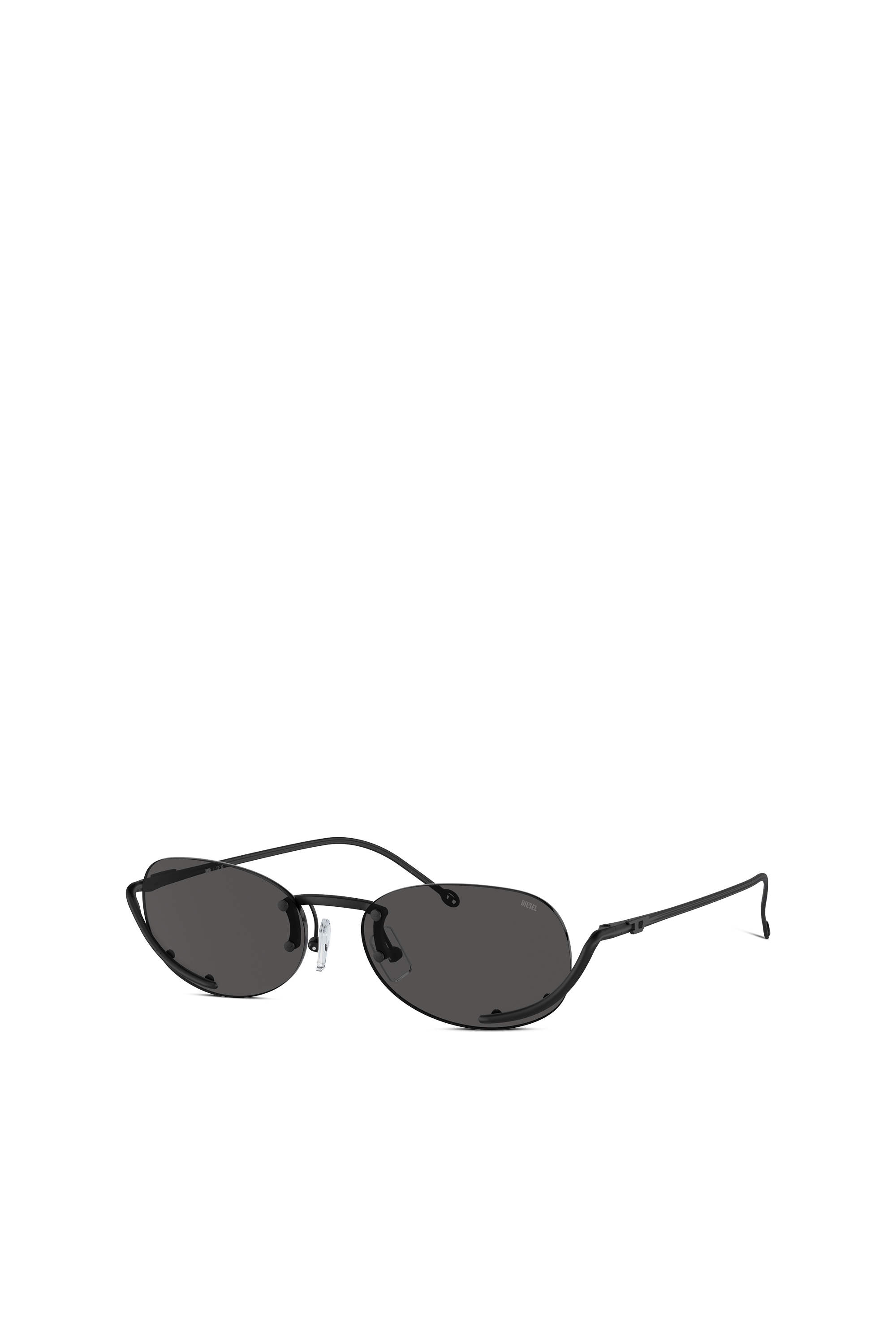 Diesel - 0DL1004, Gafas ovales Unisex in Negro - 4