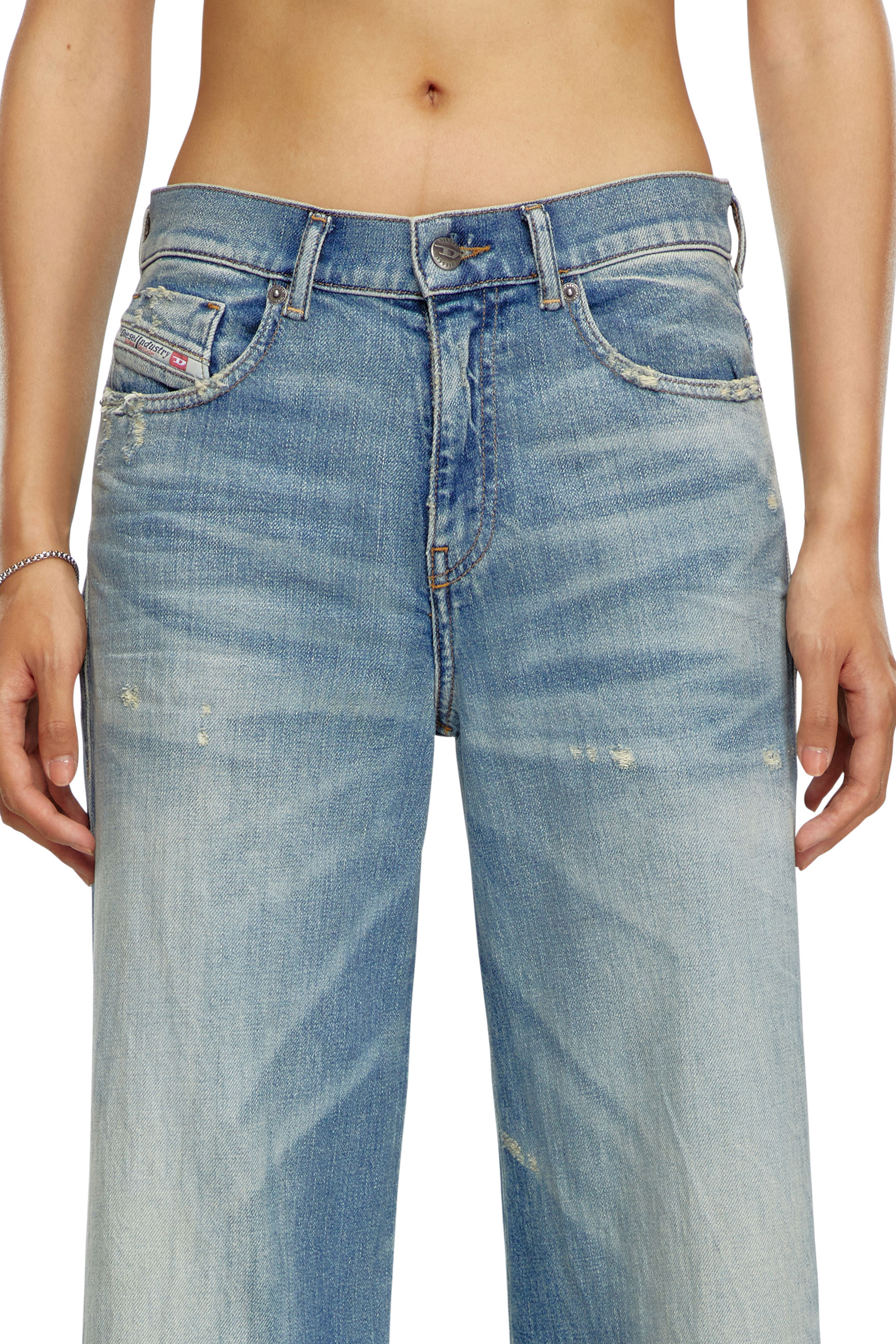 Diesel - Flare Jeans 1978 D-Akemi 09J44 Mujer, Azul medio - 5