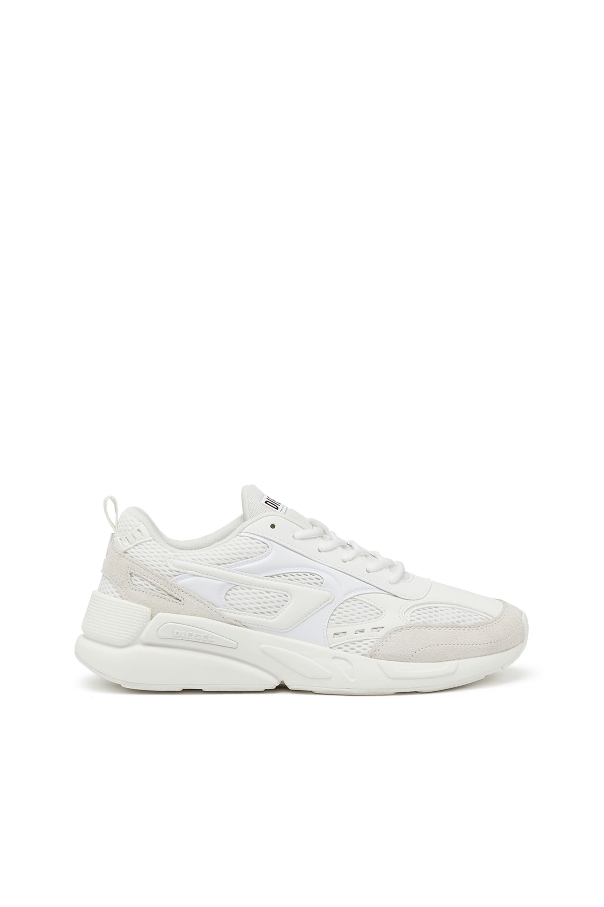 Diesel - S-SERENDIPITY SPORT, Man's S-Serendipity-Sneakers in mesh and suede in White - 1