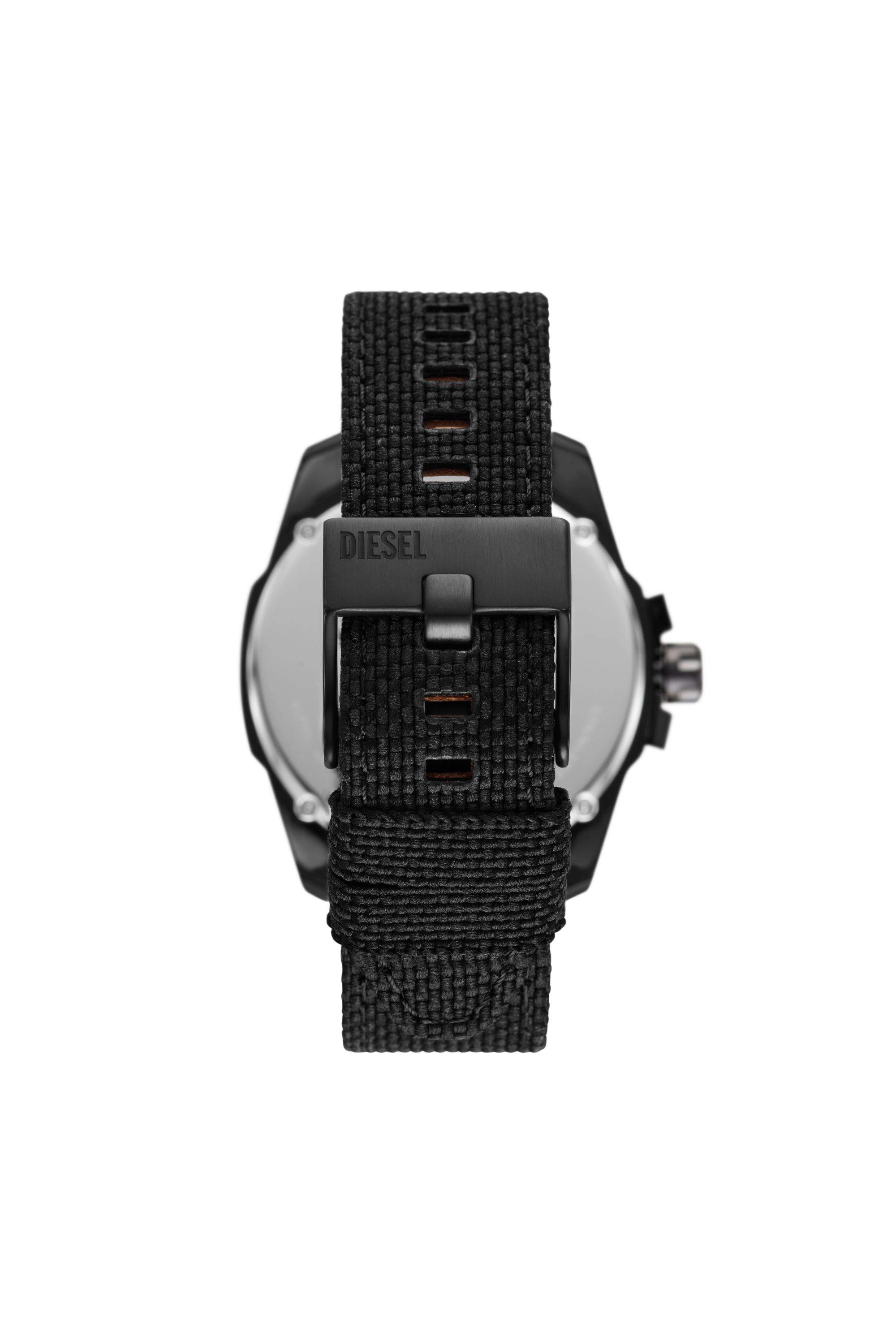 Diesel - DZ4653, Man's Baby Chief solar-powered black rpet watch in Black/White - 2