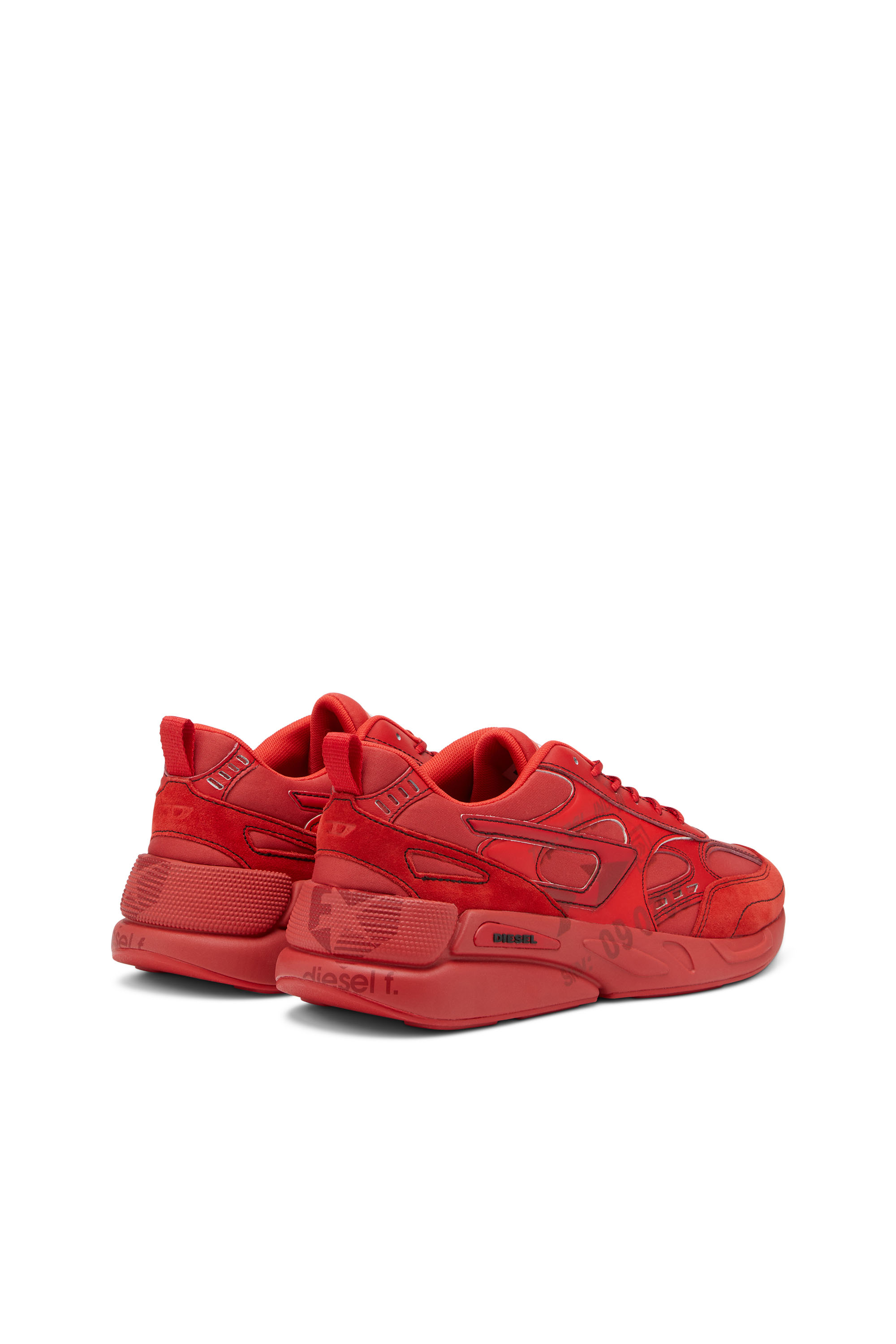 Diesel - S-SERENDIPITY SPORT, Man's S-Serendipity Sport - Sneakers with graphic logo prints in Red - 4