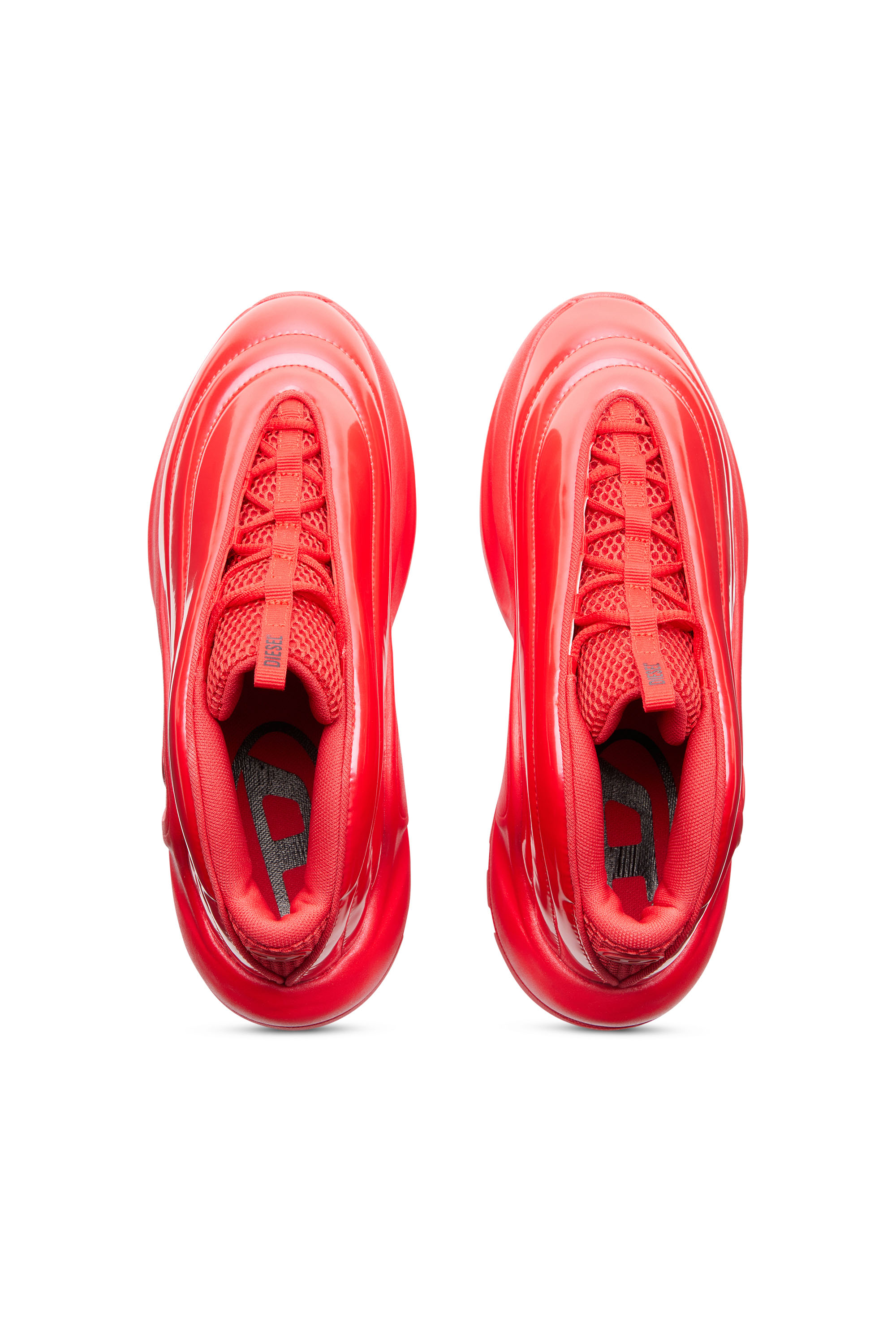 Diesel - S-D-RUNNER X, S-D-Runner-Deportivas sin cordones con empeine Oval D Unisex in Rojo - 4