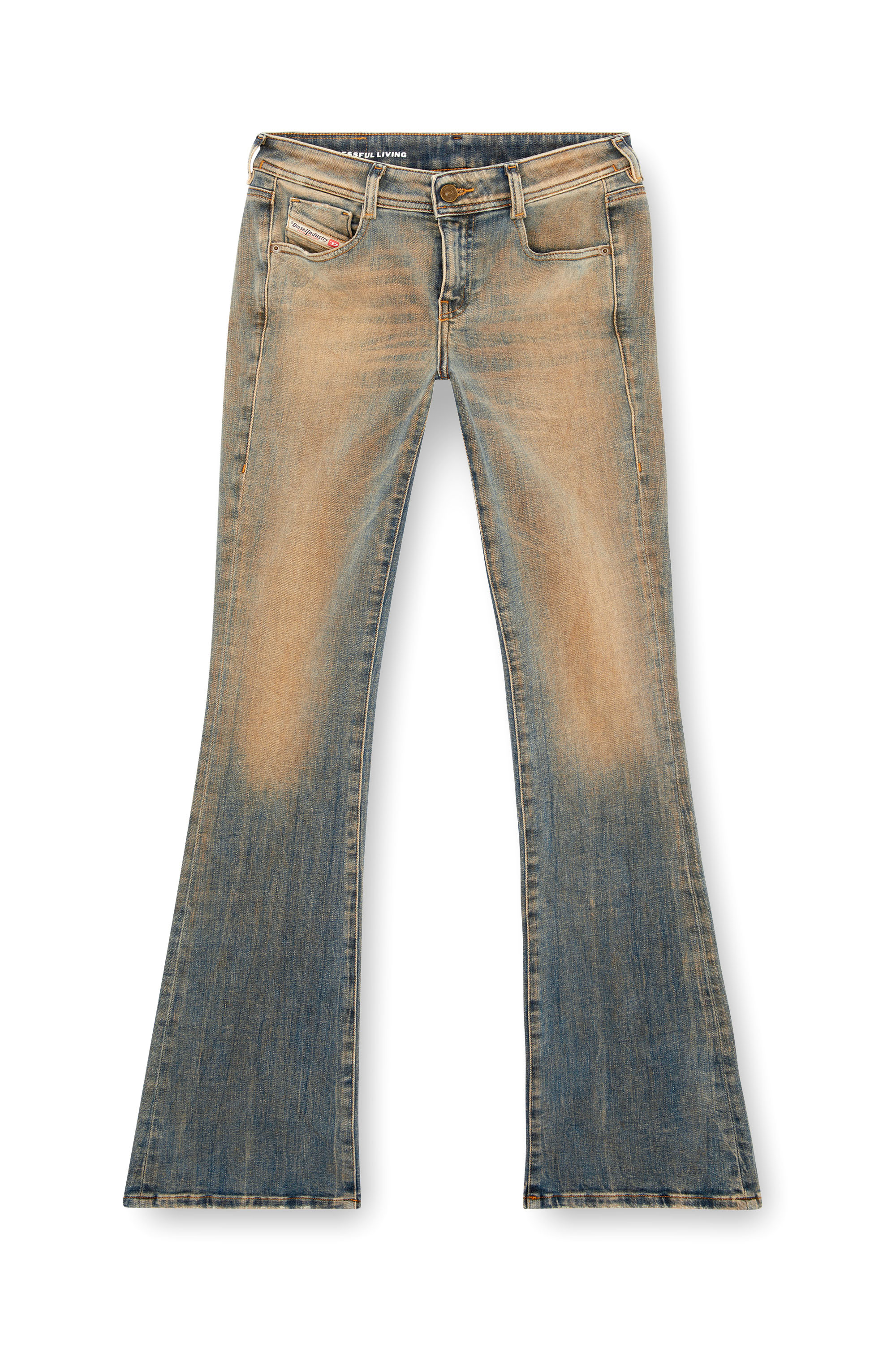 Diesel - Bootcut Jeans 1969 D-Ebbey 09J23 Mujer, Azul medio - 3