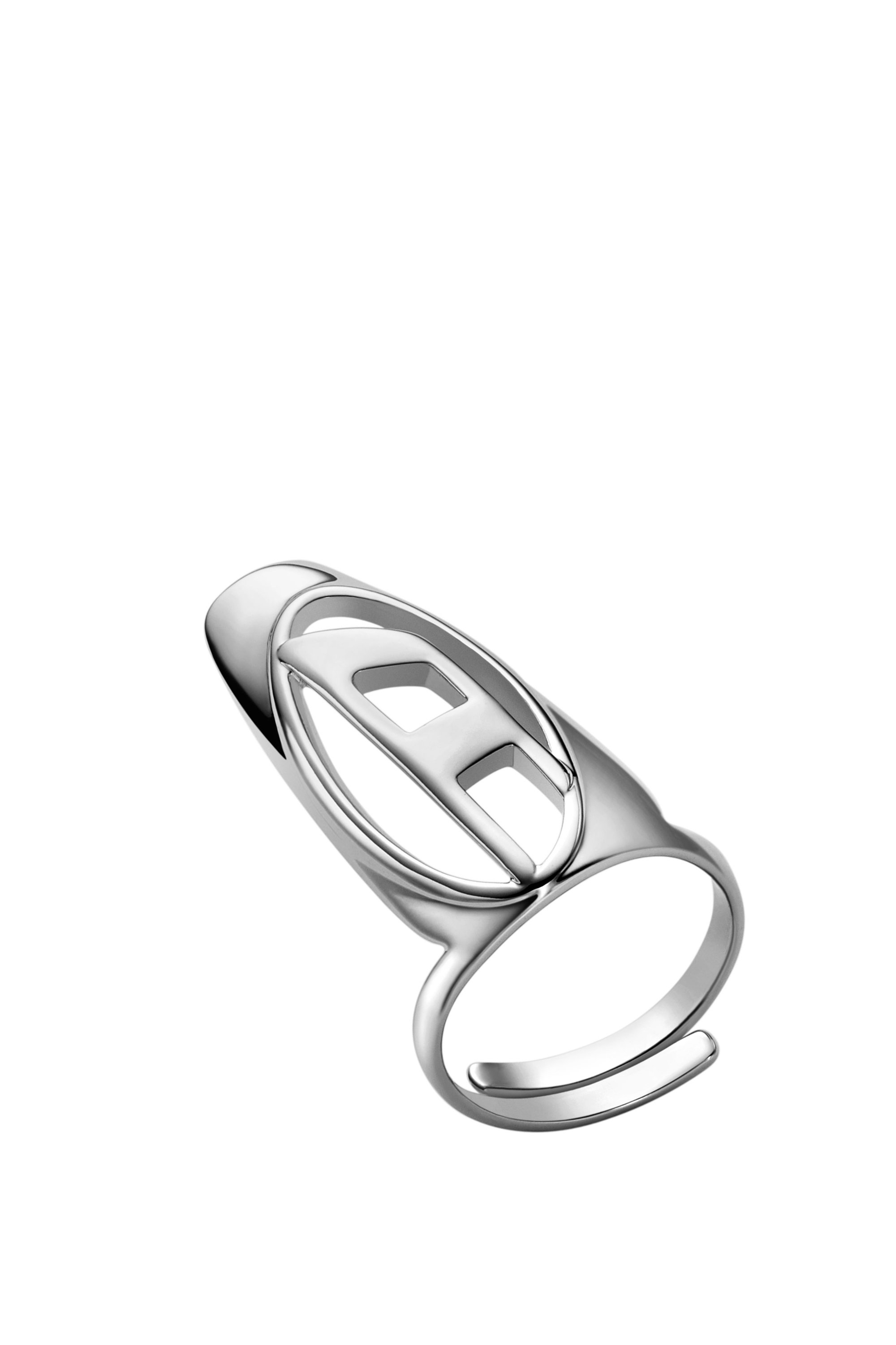 Diesel - DX1525 JEWEL, Unisex's Silver-tone brass nail ring in Silver - 1