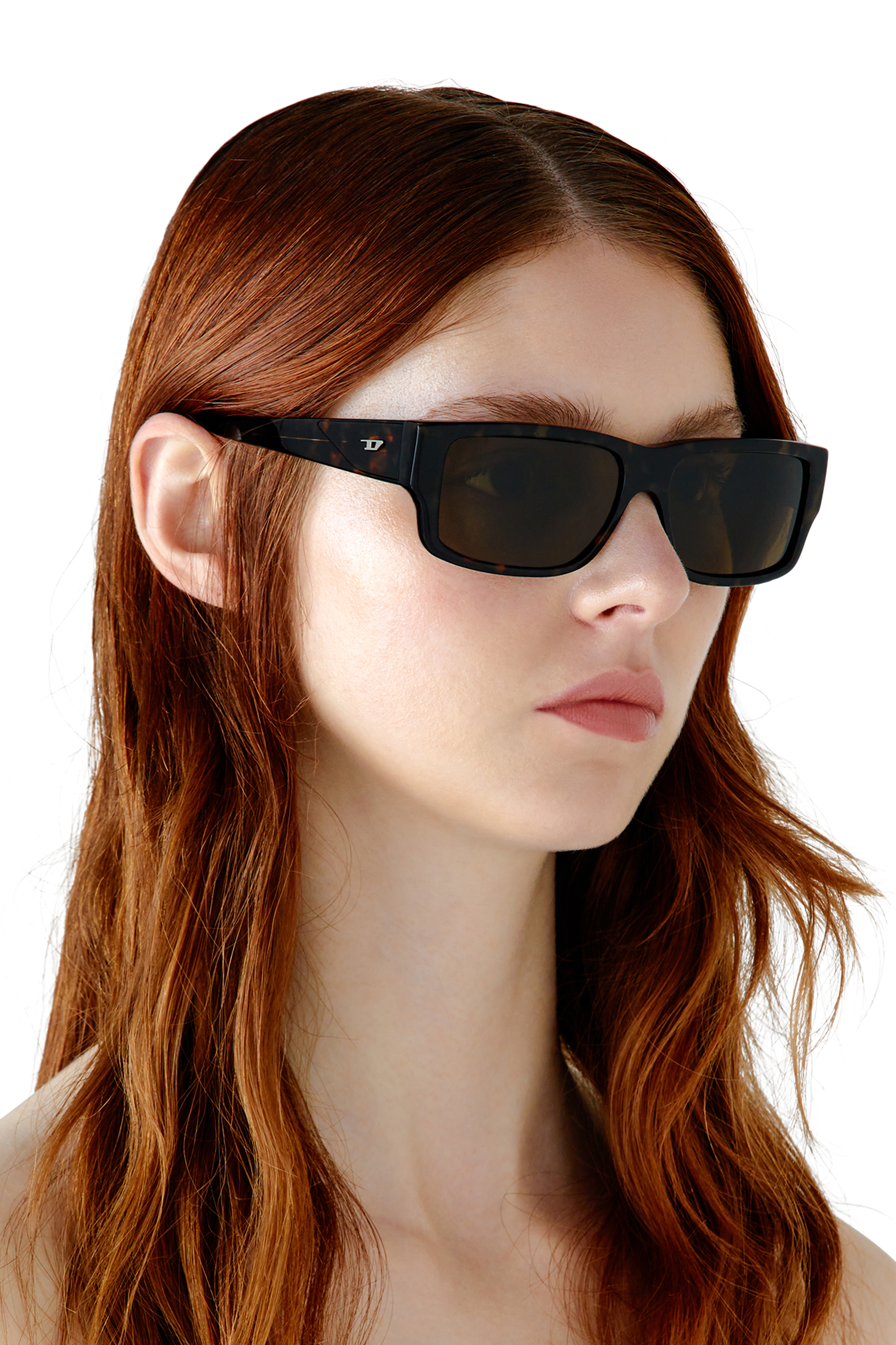 Diesel - 0DL2003, Man's Rectangle sunglasses in Brown - 6