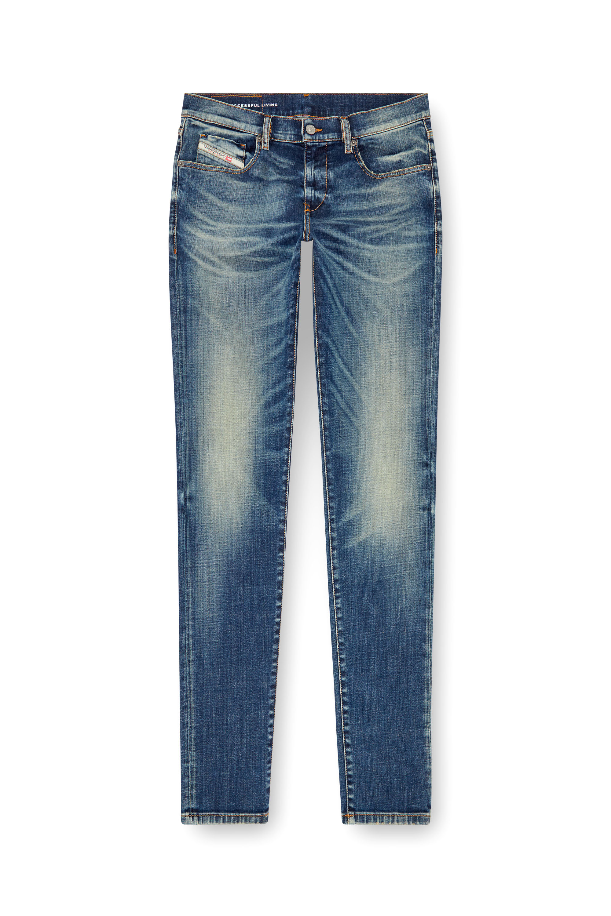 Diesel - Slim Jeans 2019 D-Strukt 09J50 Hombre, Azul medio - 5