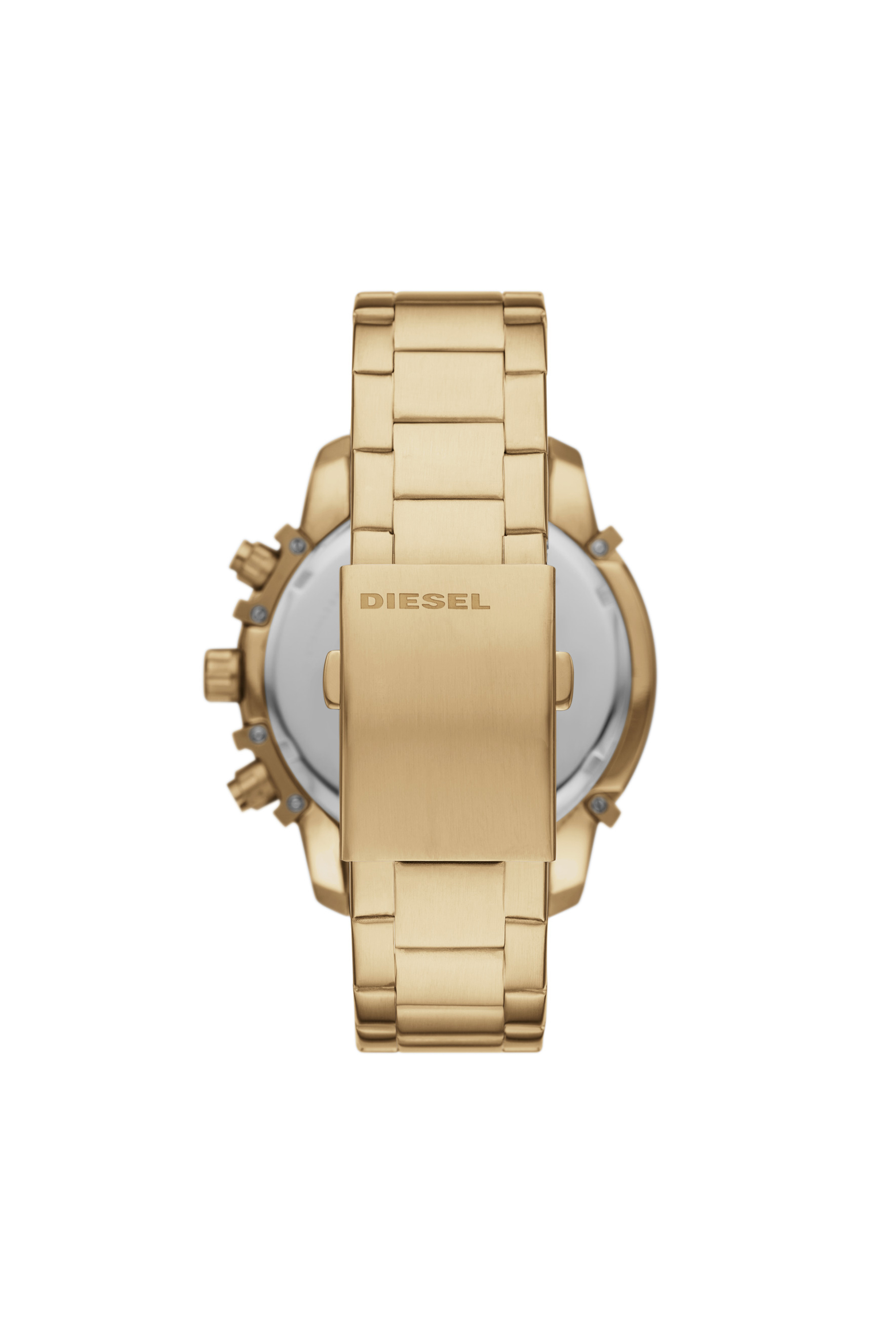 Diesel - DZ4595, Man's Griffed chronograph gold-tone stainless steel watch in Gold - 2