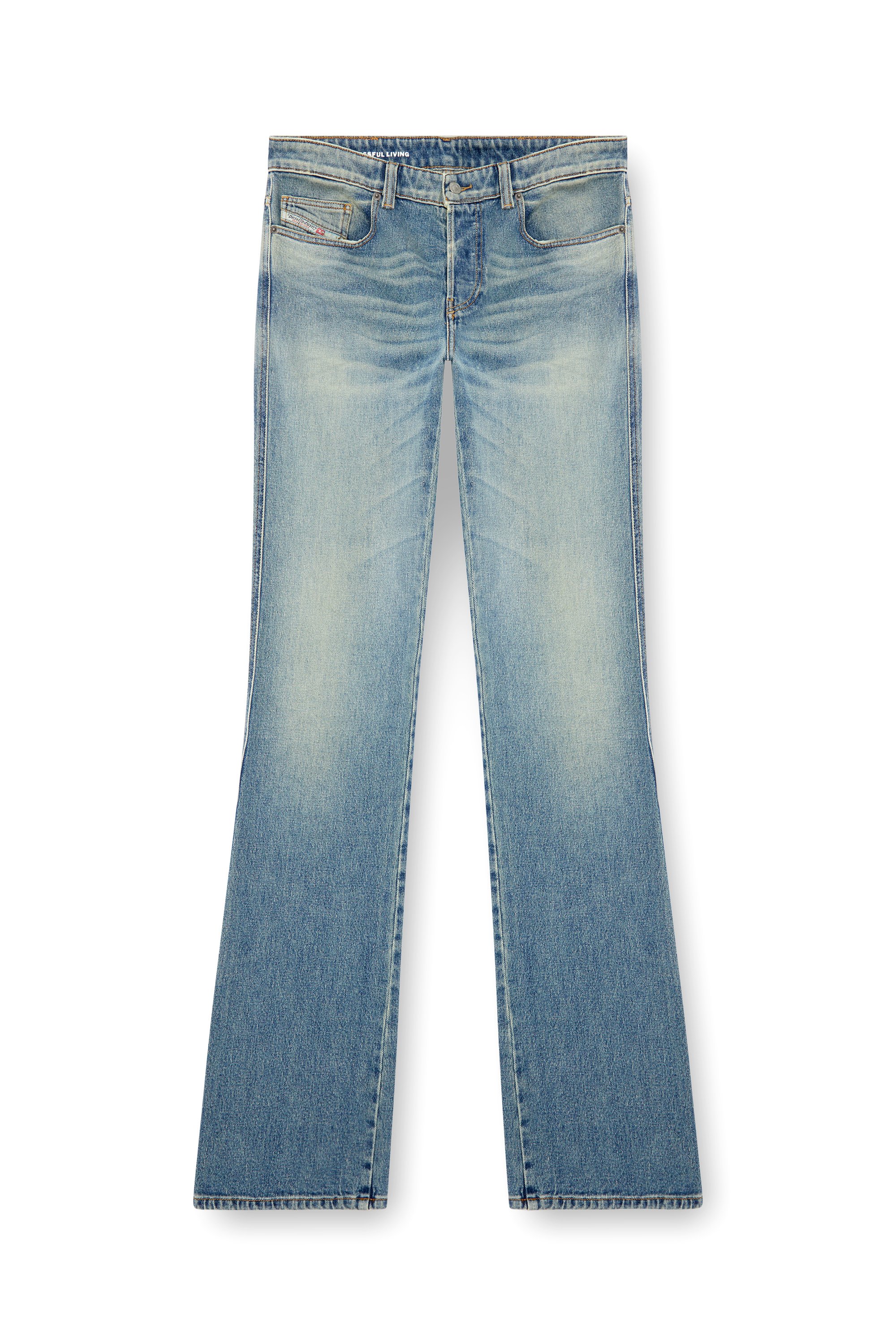 Diesel - Bootcut Jeans 1998 D-Buck 09J55 Hombre, Azul Claro - 3