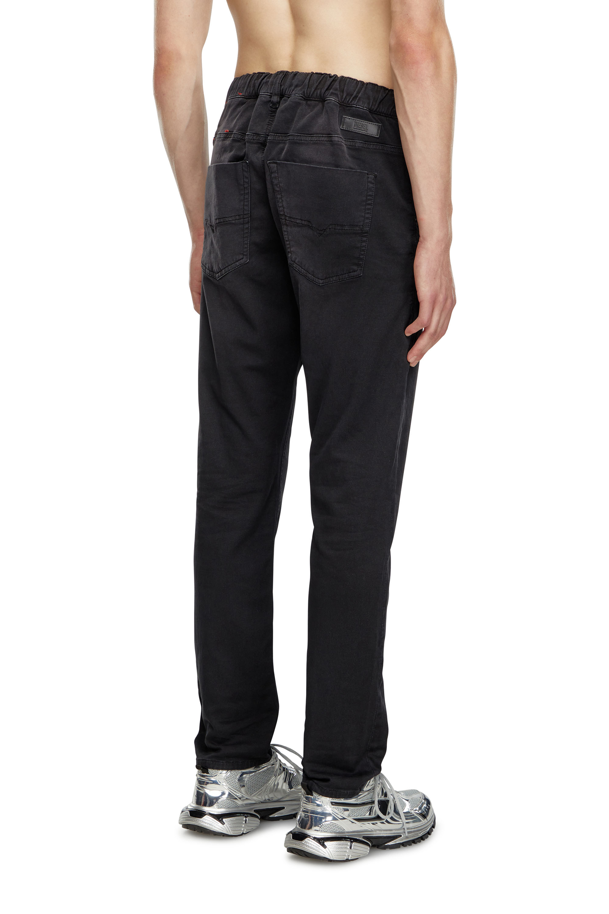 Diesel - Regular 2030 D-Krooley Joggjeans® 0670M Hombre, Negro/Gris oscuro - 4