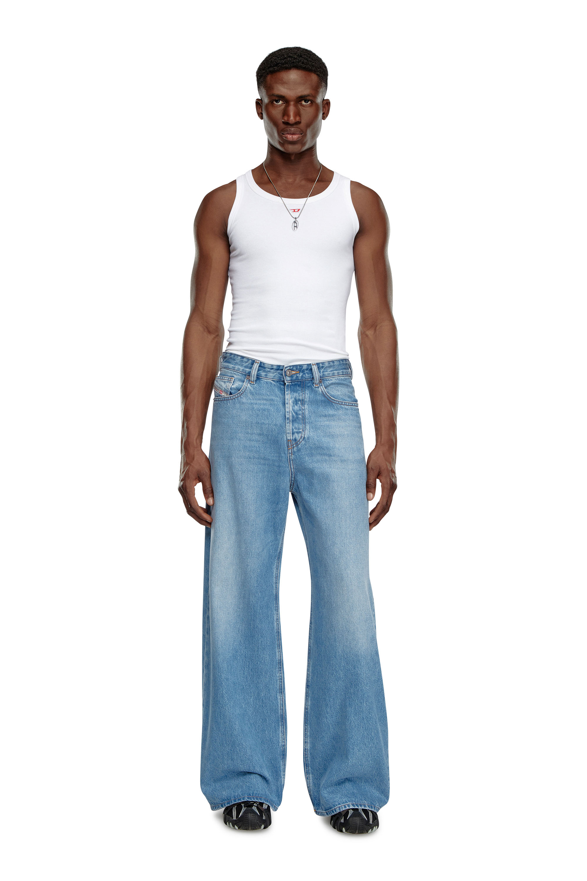 Diesel - Relaxed Jeans 1996 D-Sire 09I29 Mujer, Azul Claro - 7