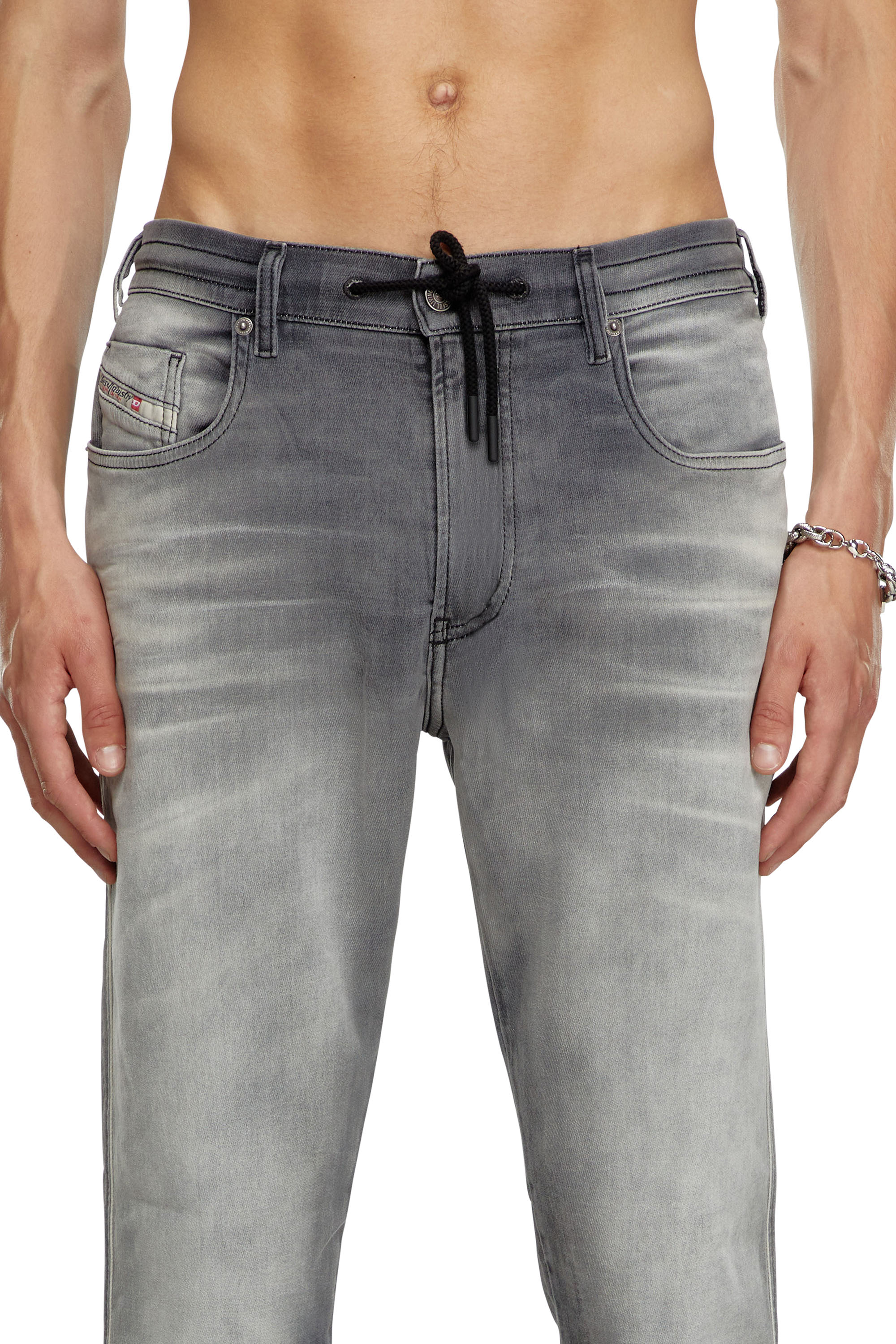 Diesel - Slim 2060 D-Strukt Joggjeans® 068LR Hombre, Gris oscuro - 5