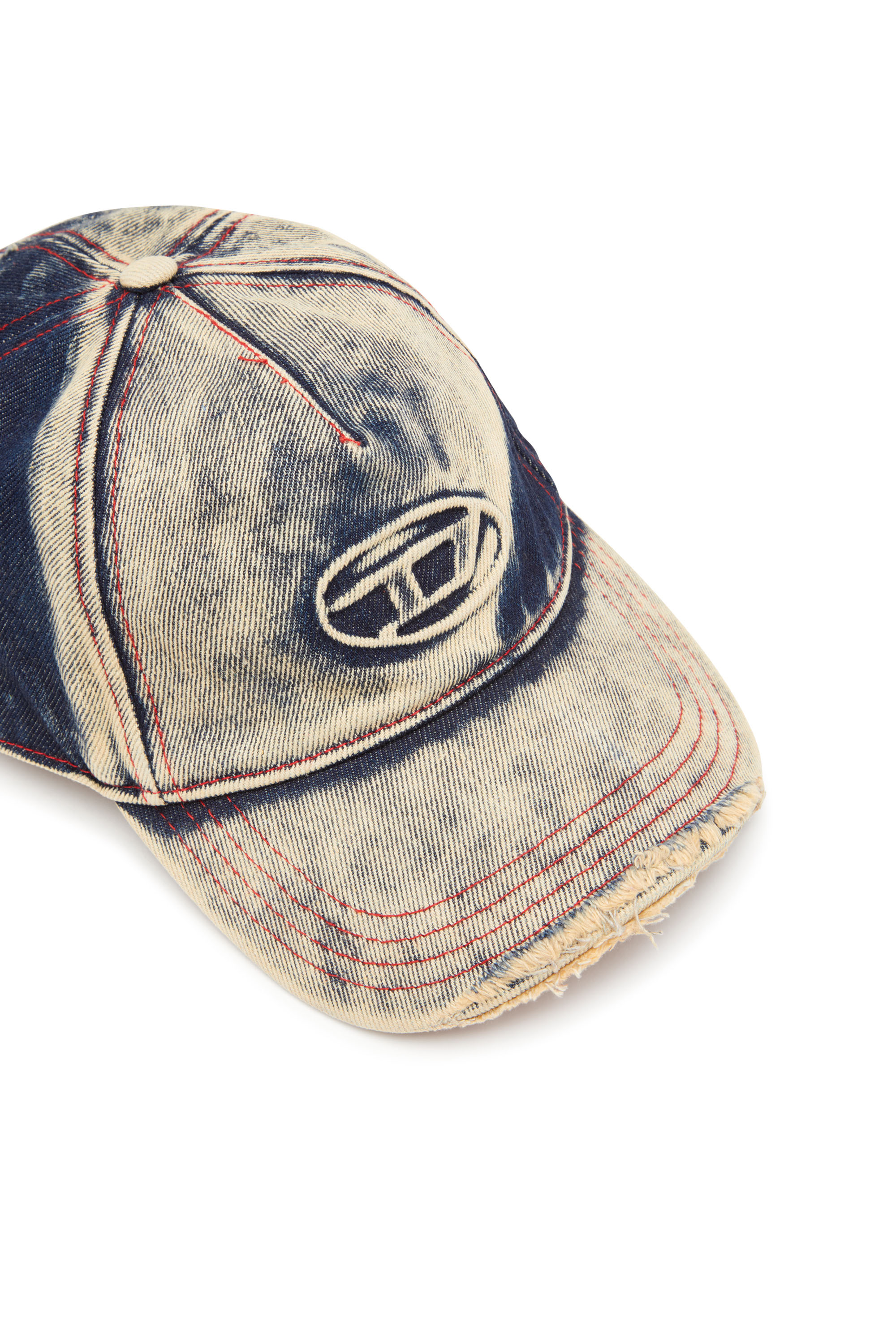 Diesel - C-SEYMON, Gorra de béisbol de denim tratado Unisex in Multicolor - 3