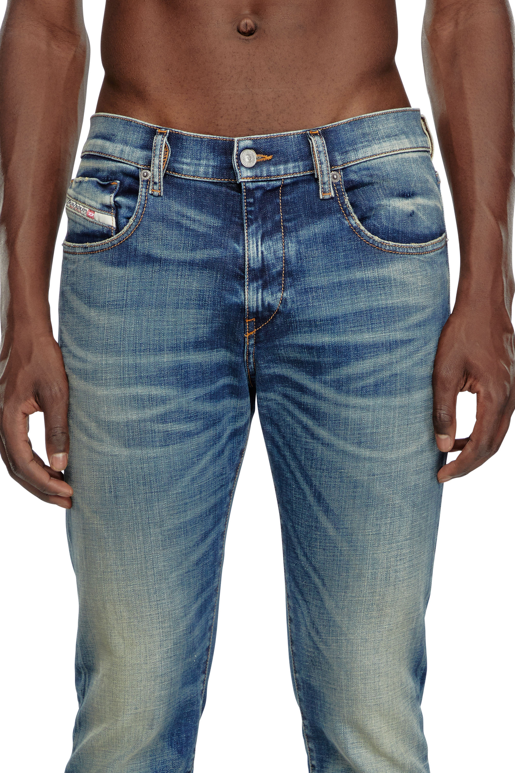 Diesel - Slim Jeans 2019 D-Strukt 09J50 Hombre, Azul medio - 5