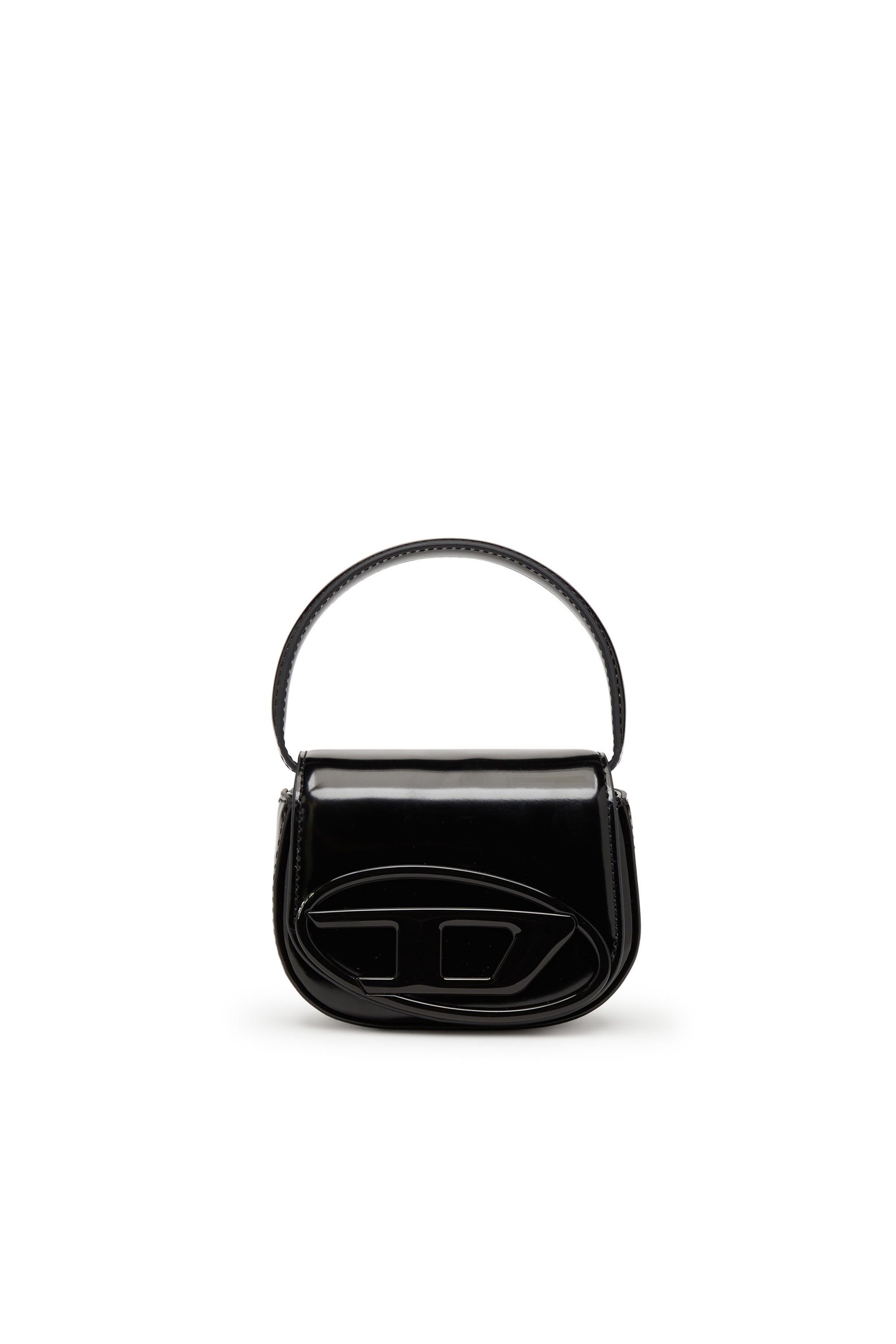 Diesel - 1DR-XS-S, 1DR-XS-S-Mini bolso icónico de cuero espejado Mujer in Negro - 1