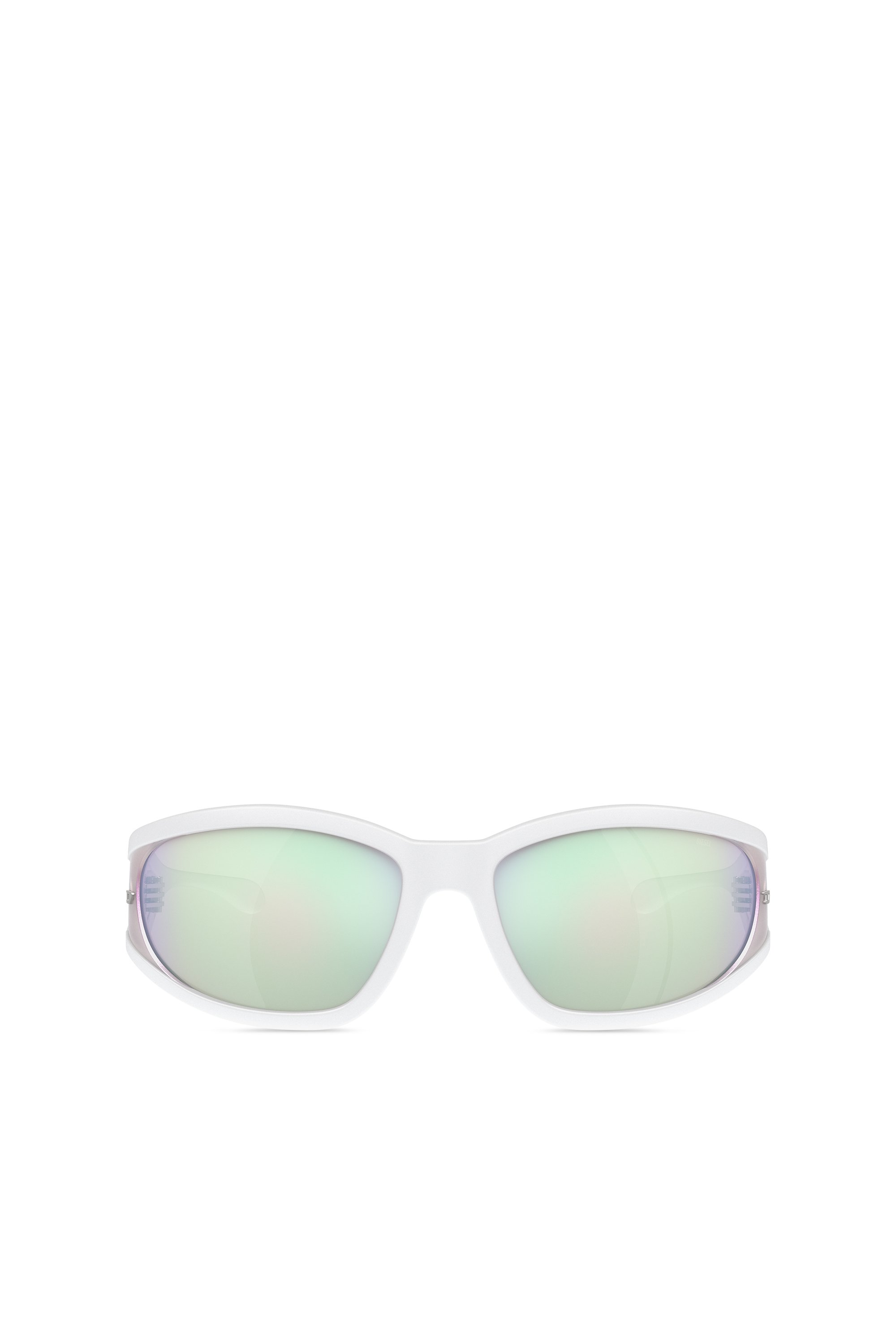 Diesel - 0DL3002, Gafas de sol rectangulares en acetato Unisex in Blanco - 1