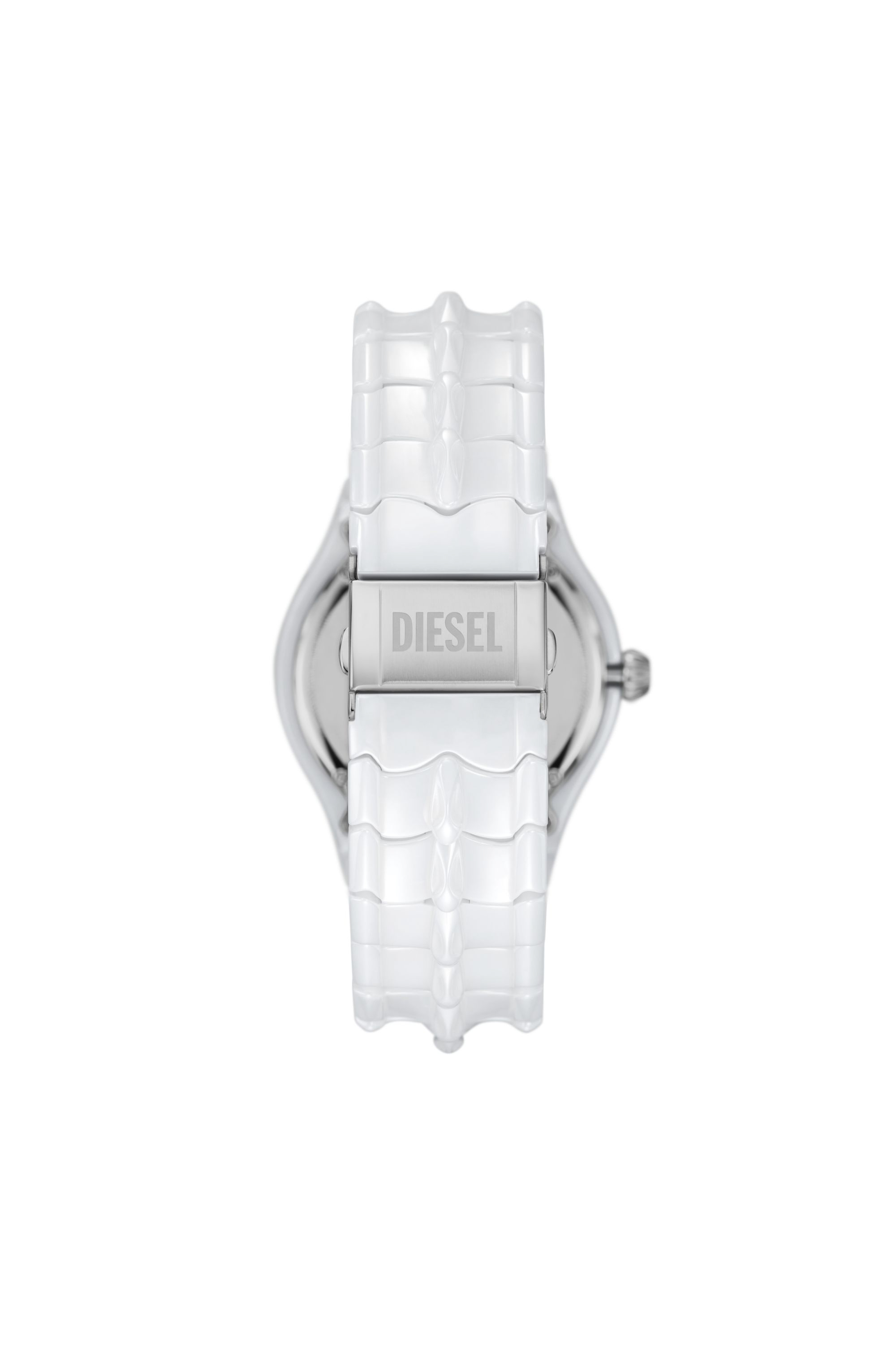 Diesel - DZ2197, Man's Vert three-hand date white ceramic watch in White - 2