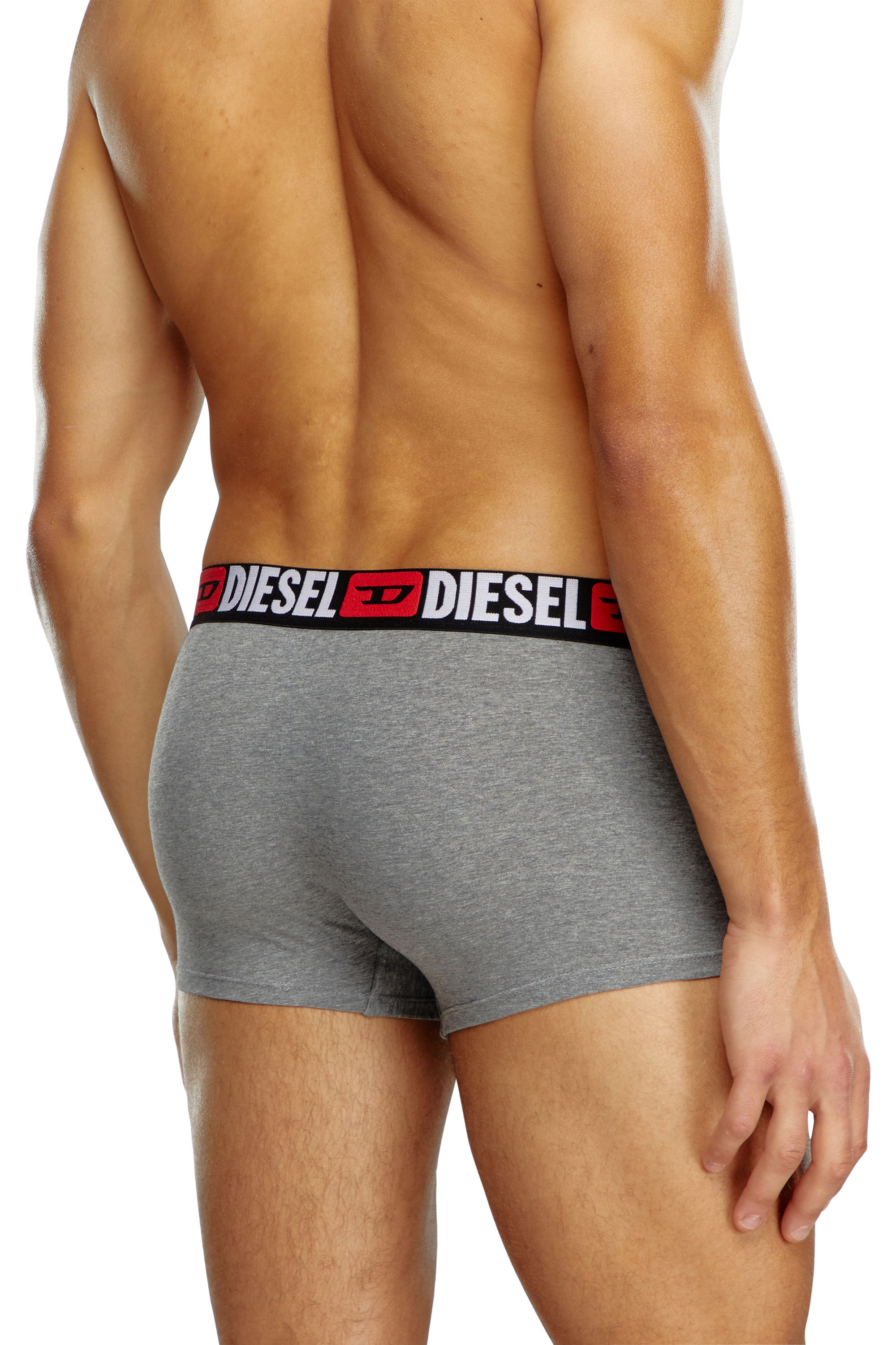 Diesel - UMBX-DAMIENTHREEPACK, Set de tres calzoncillos bóxer con logotipo en la cintura Hombre in Multicolor - 3