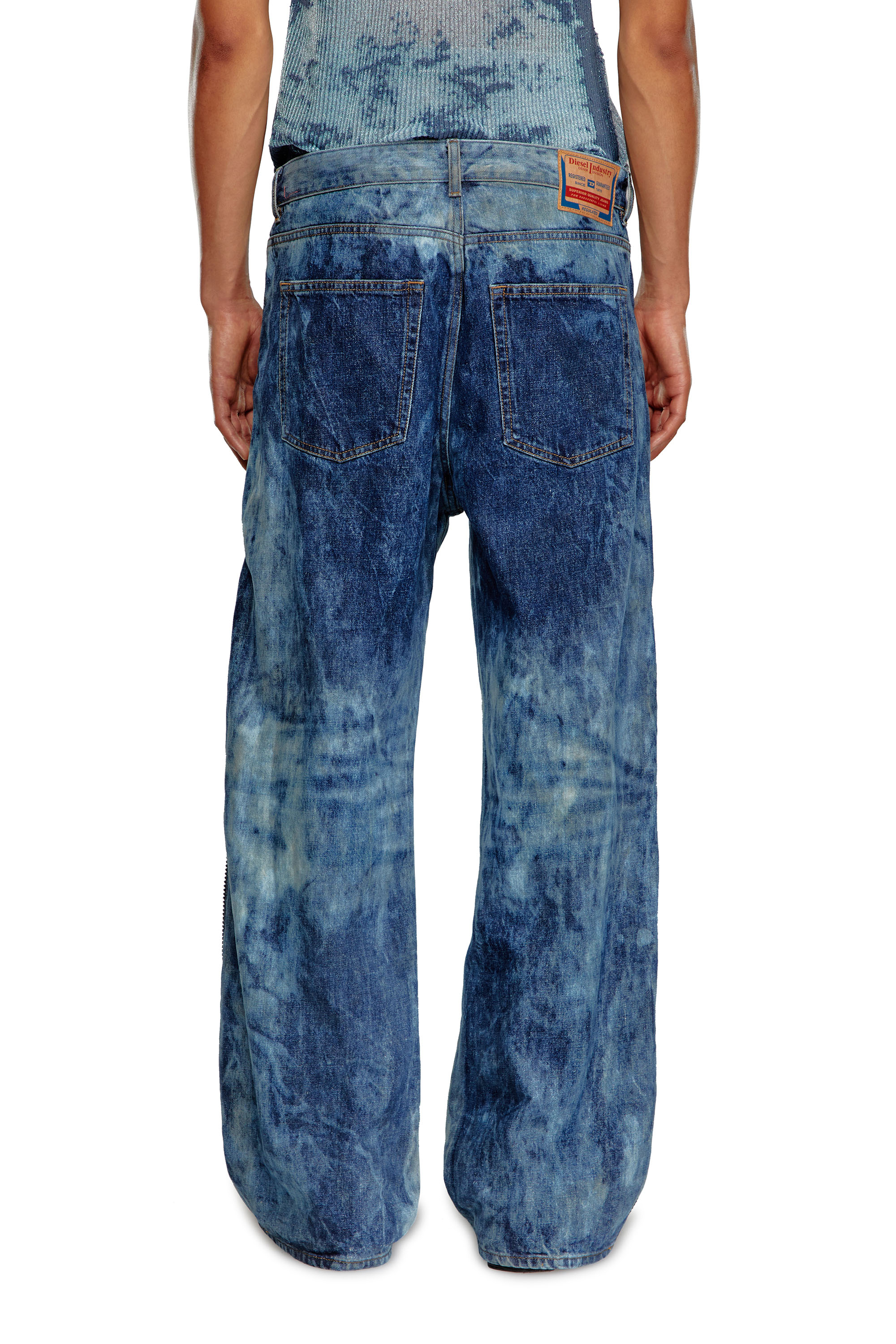 Diesel - Man's Relaxed Jeans D-Rise 0PGAX, Medium blue - 4