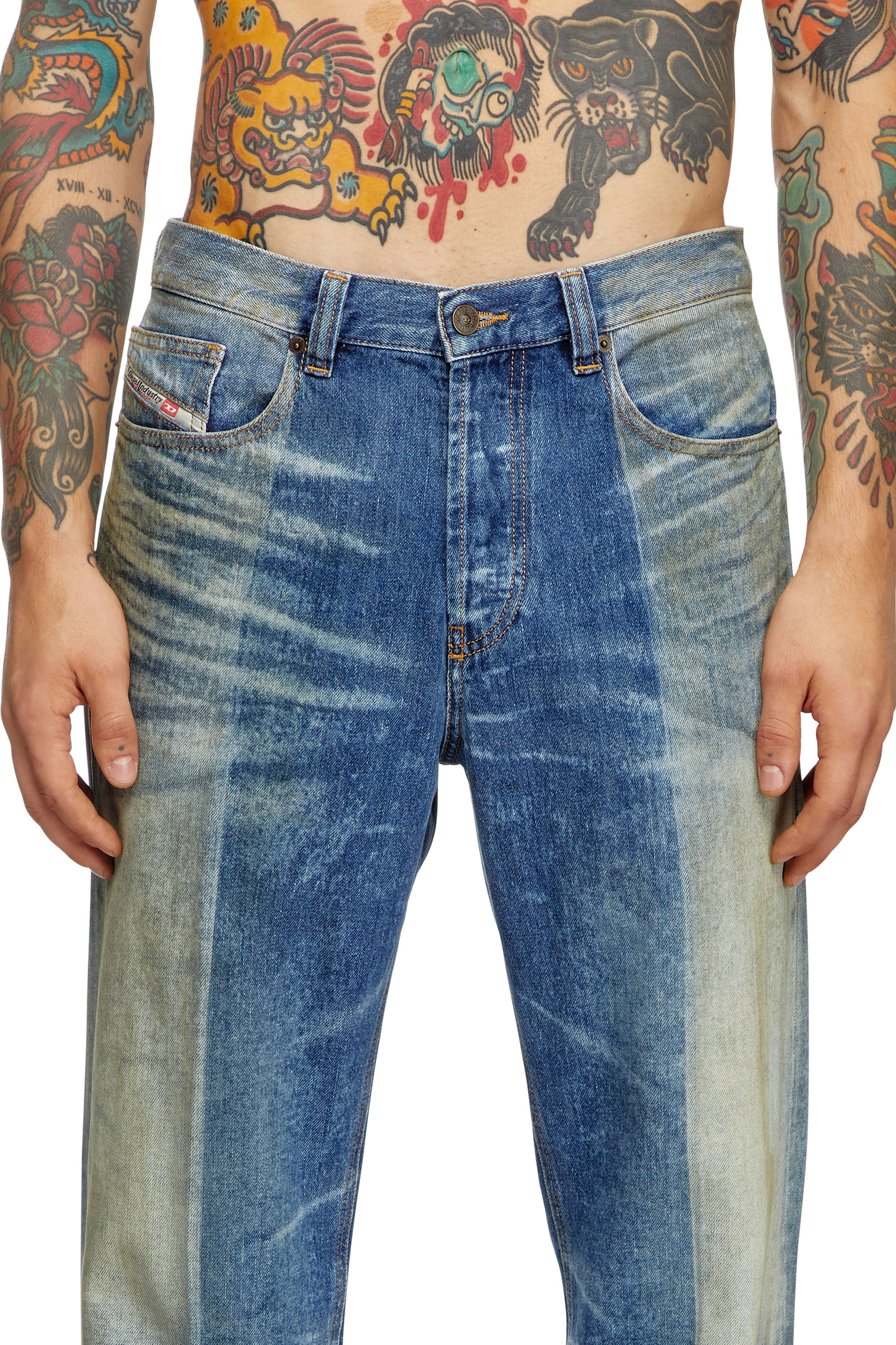 Diesel - Regular Jeans 2010 D-Macs 09L04 Hombre, Azul medio - 5